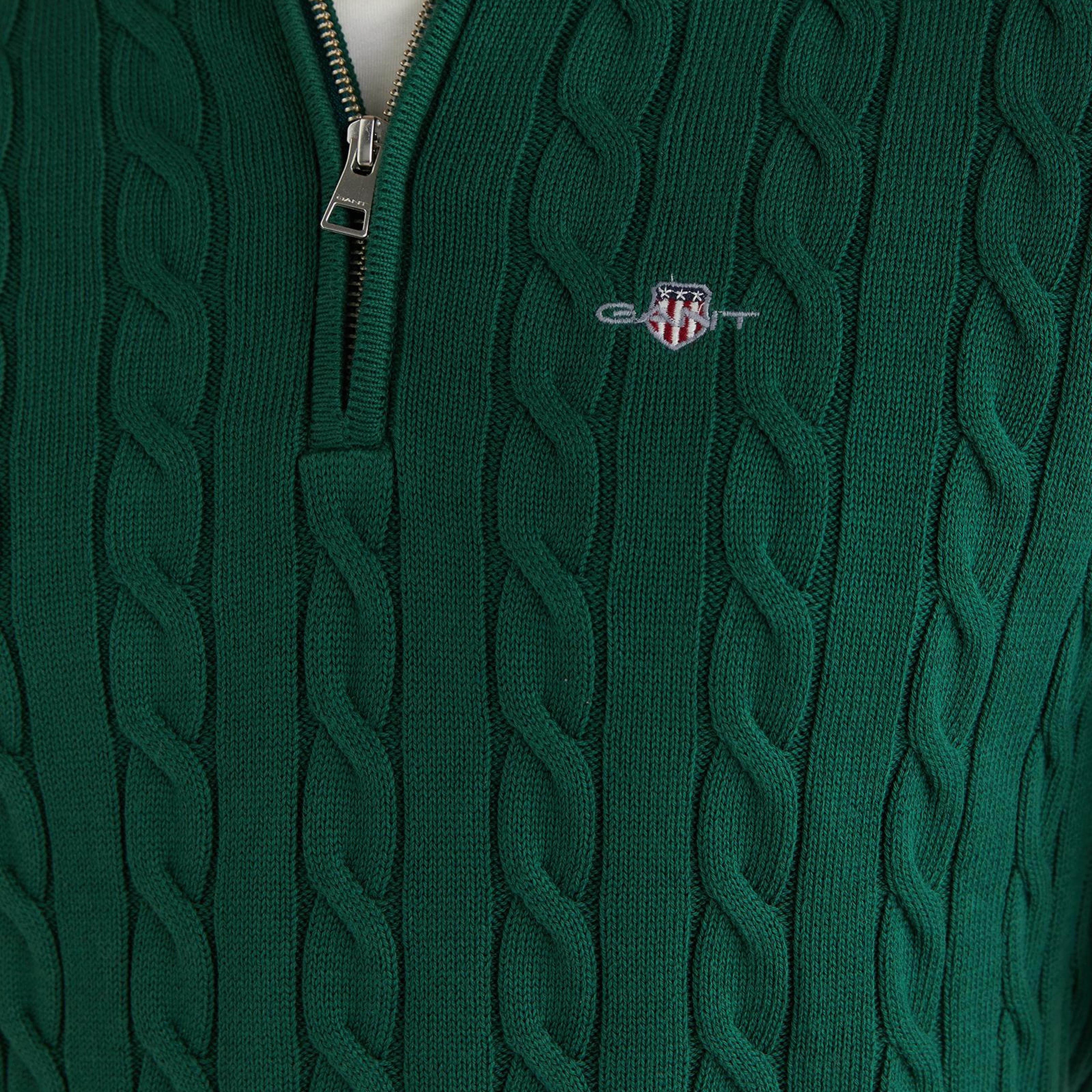 GANT Erkek Yeşil Regular Fit Kazak