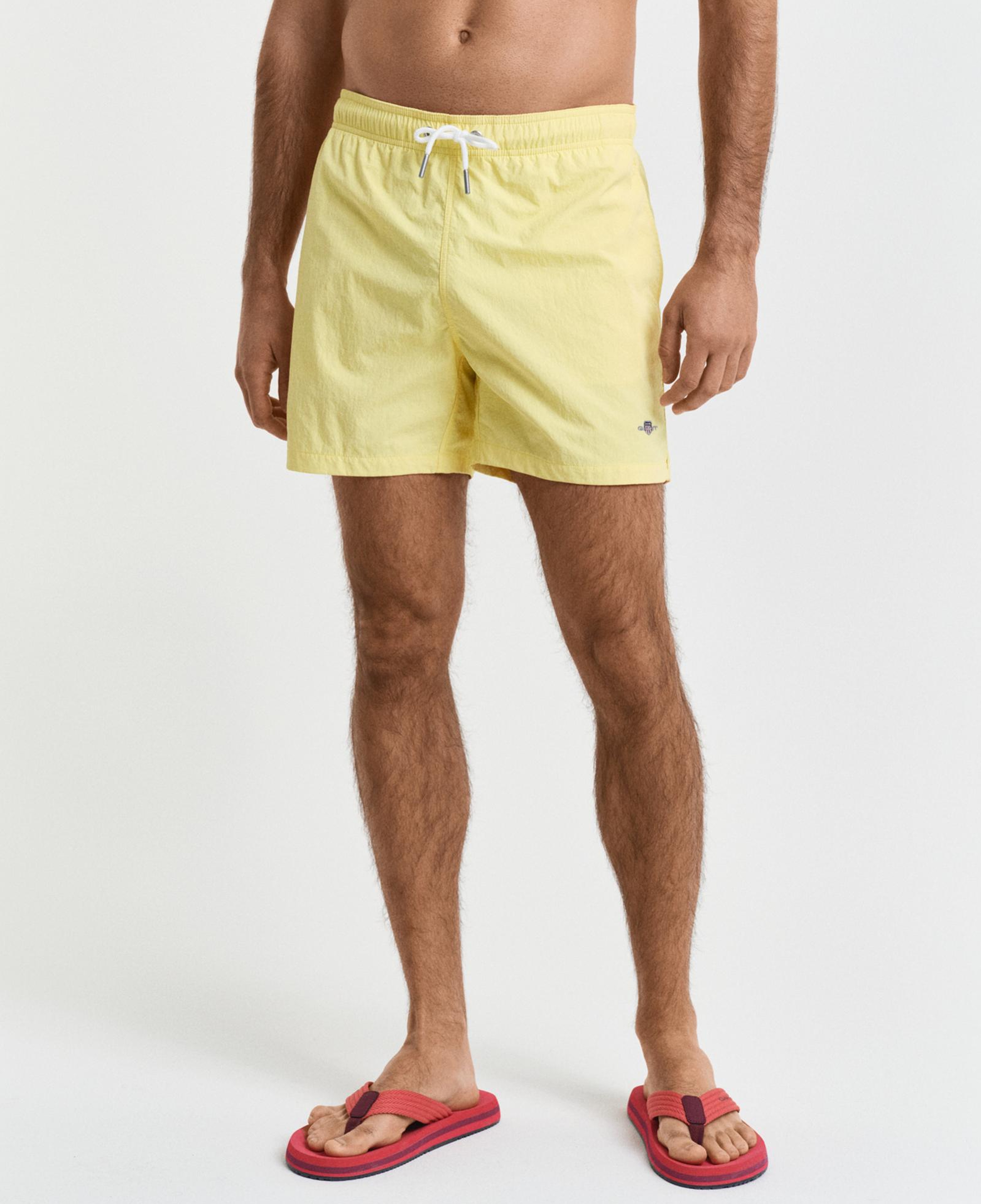 GANT Erkek Sarı Regular Fit Mayo Şort