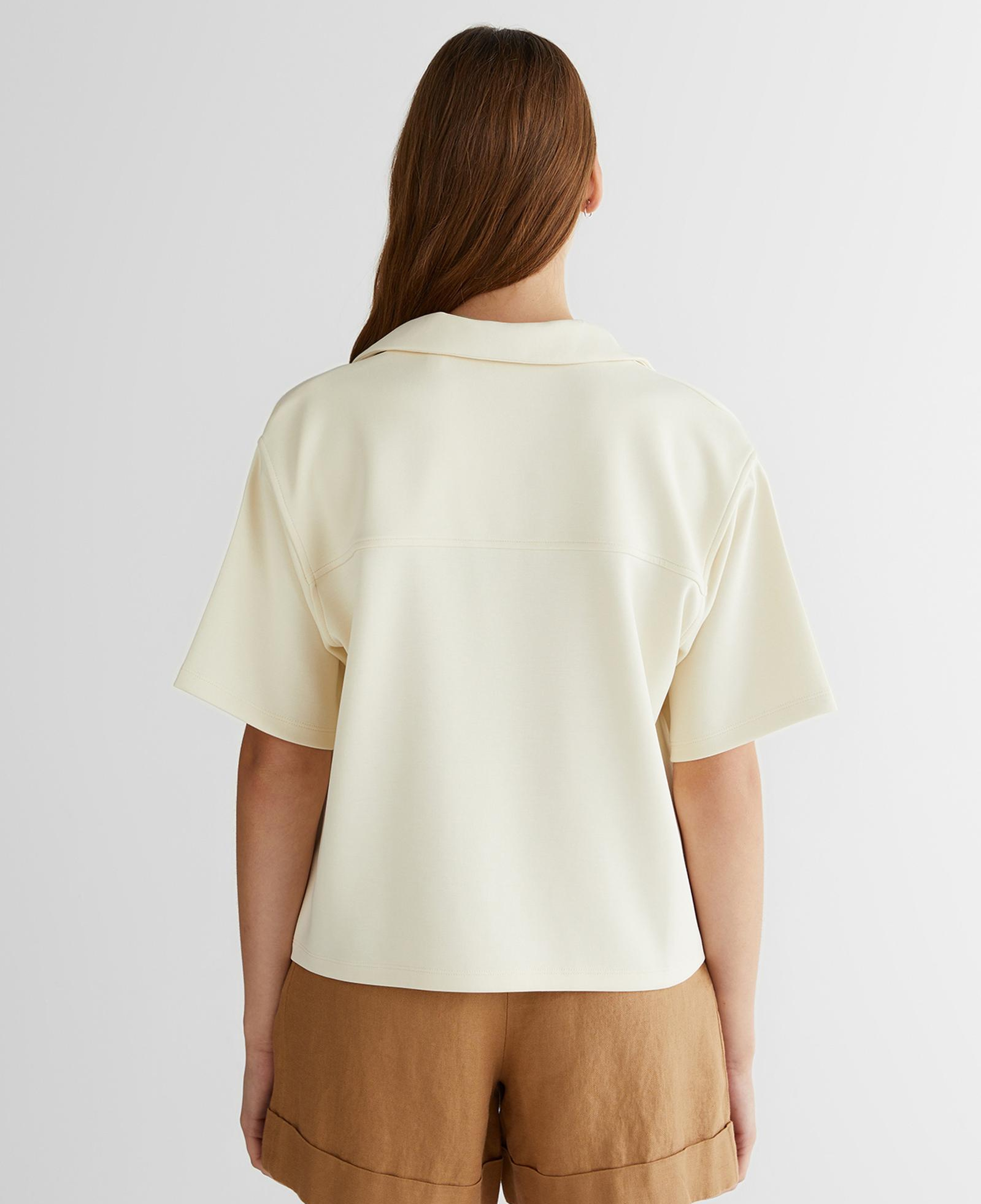 GANT Kadın Krem Logolu Polo