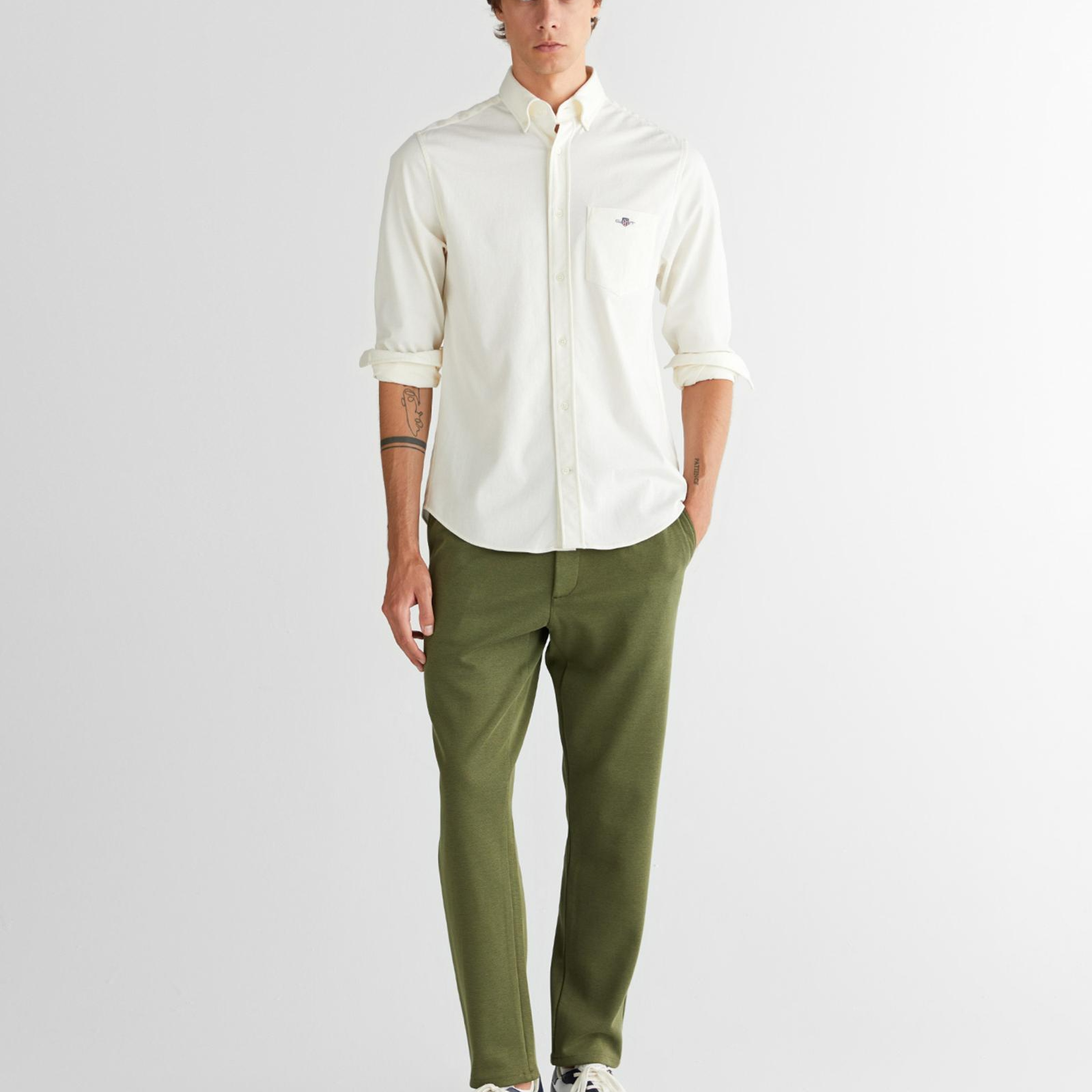 GANT Erkek Yeşil Jogger Fit Pantolon
