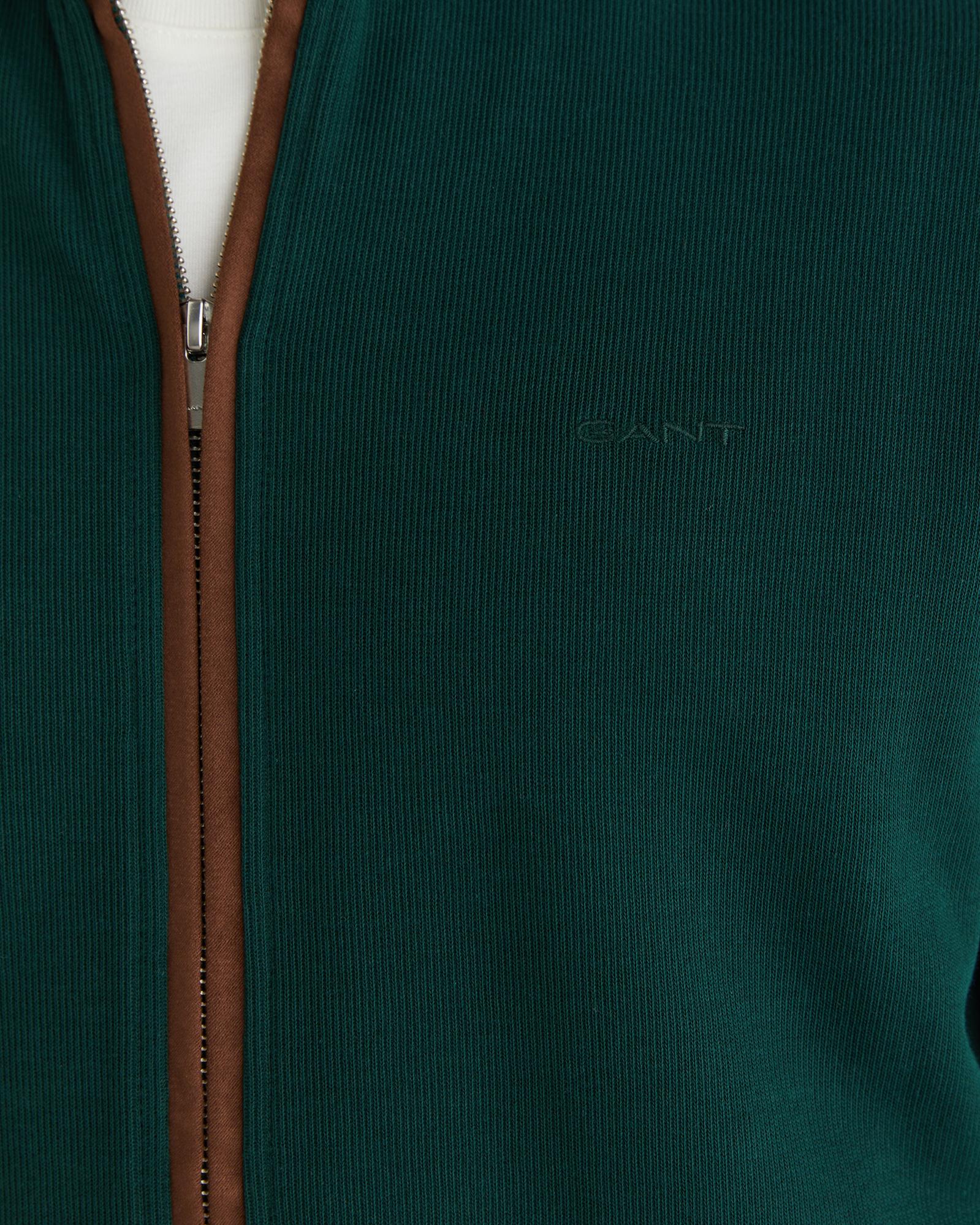 GANT Erkek Yeşil Regular Fit Hırka