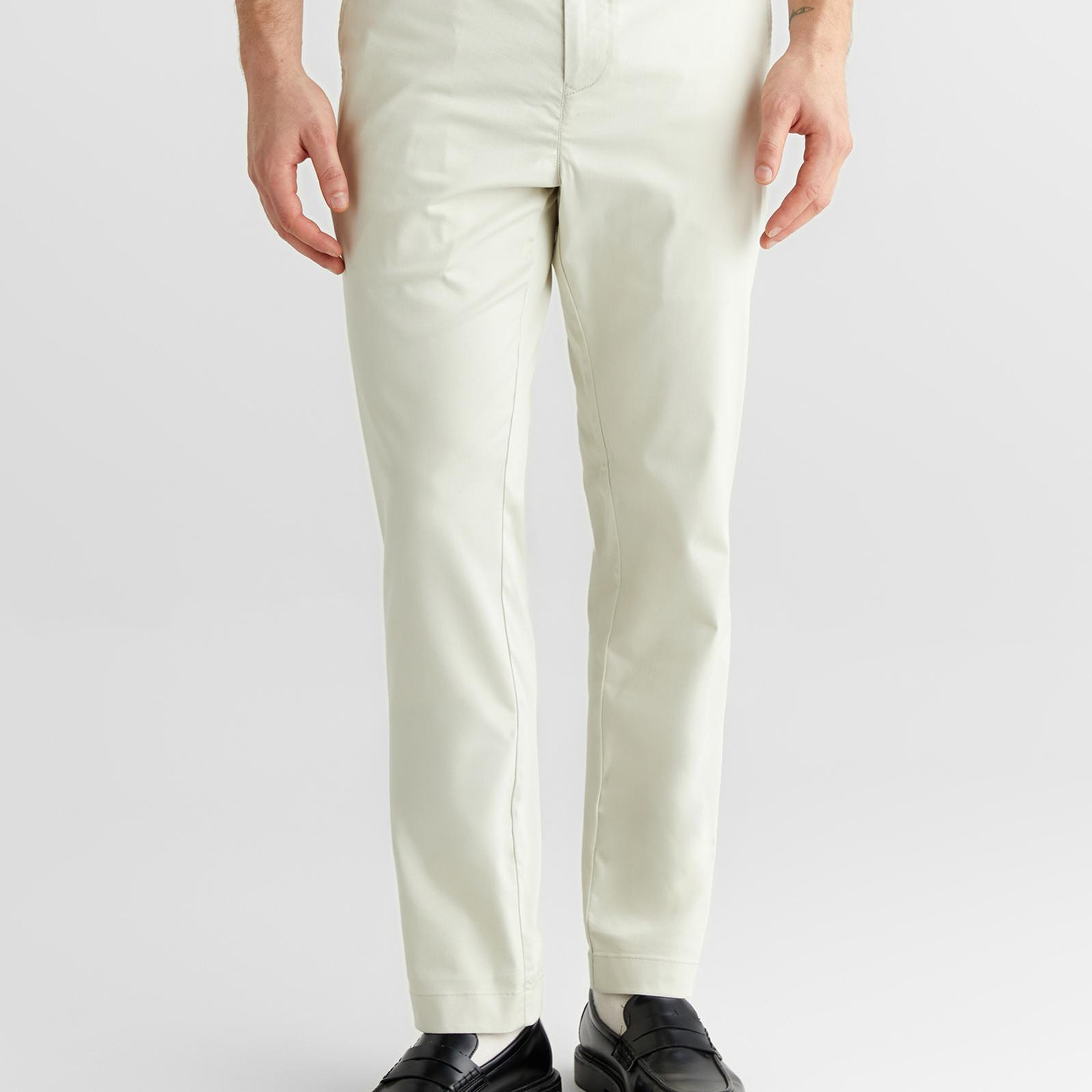 GANT Erkek Beyaz Slim Fit Pantolon