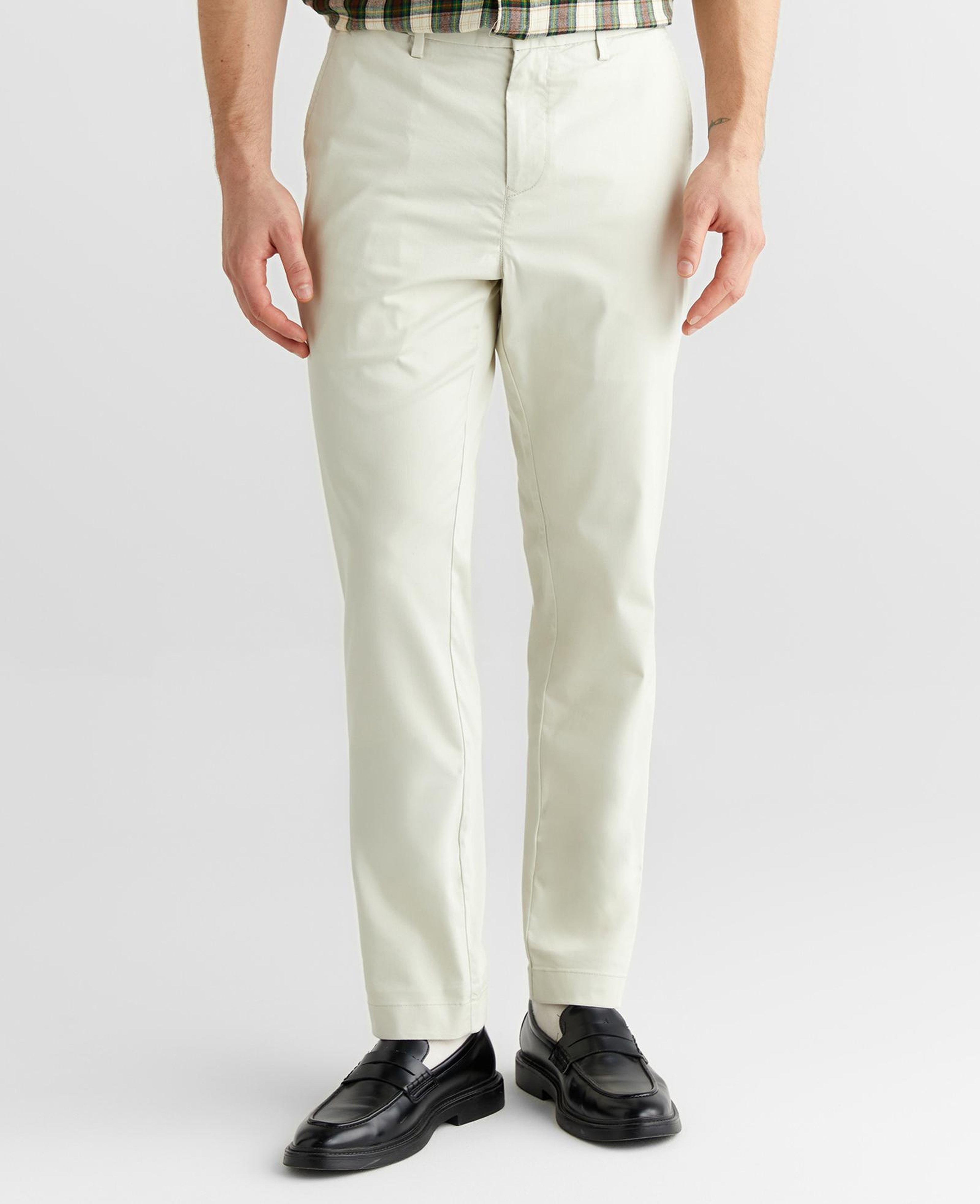 GANT Erkek Beyaz Slim Fit Pantolon