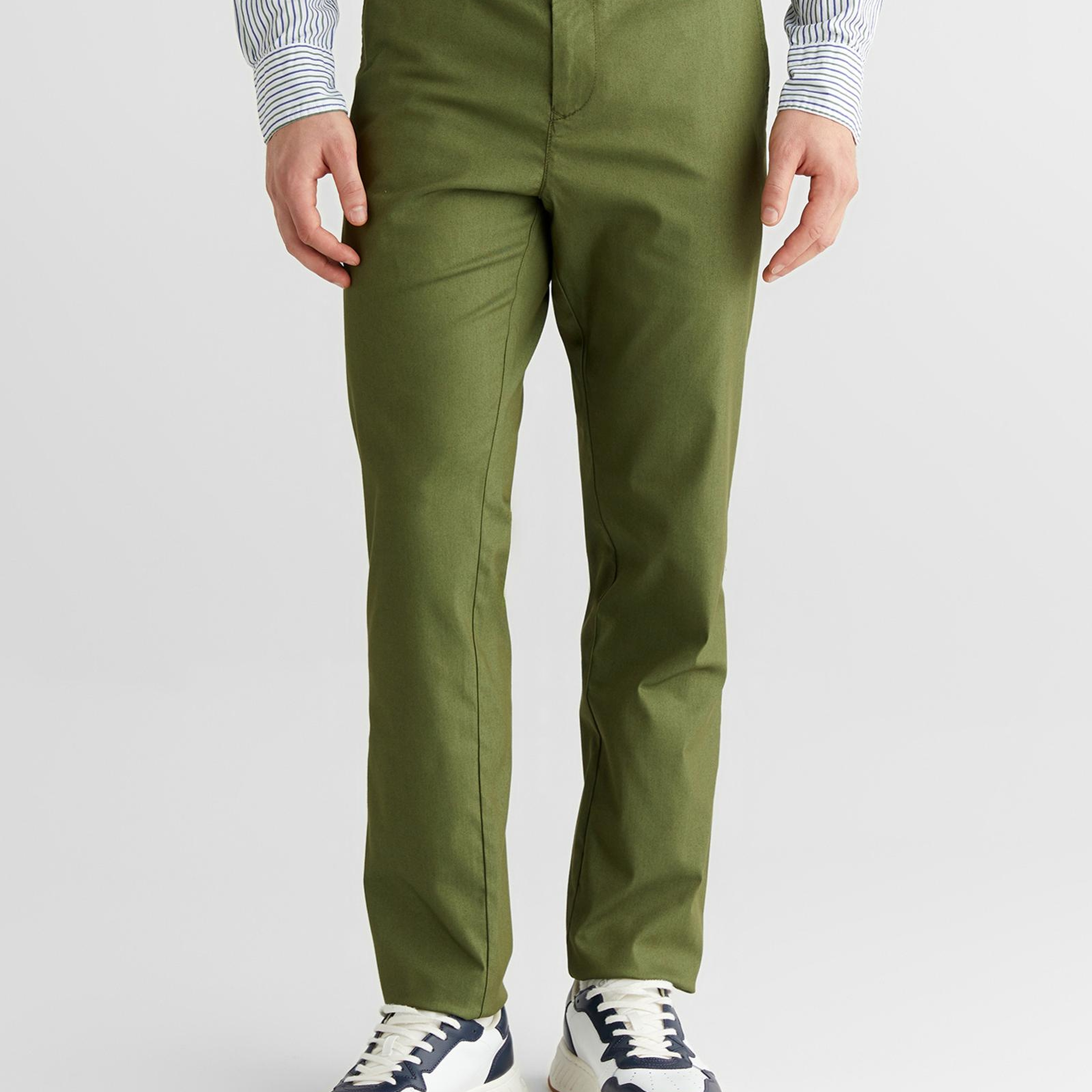 GANT Erkek Yeşil Slim Fit Pantolon
