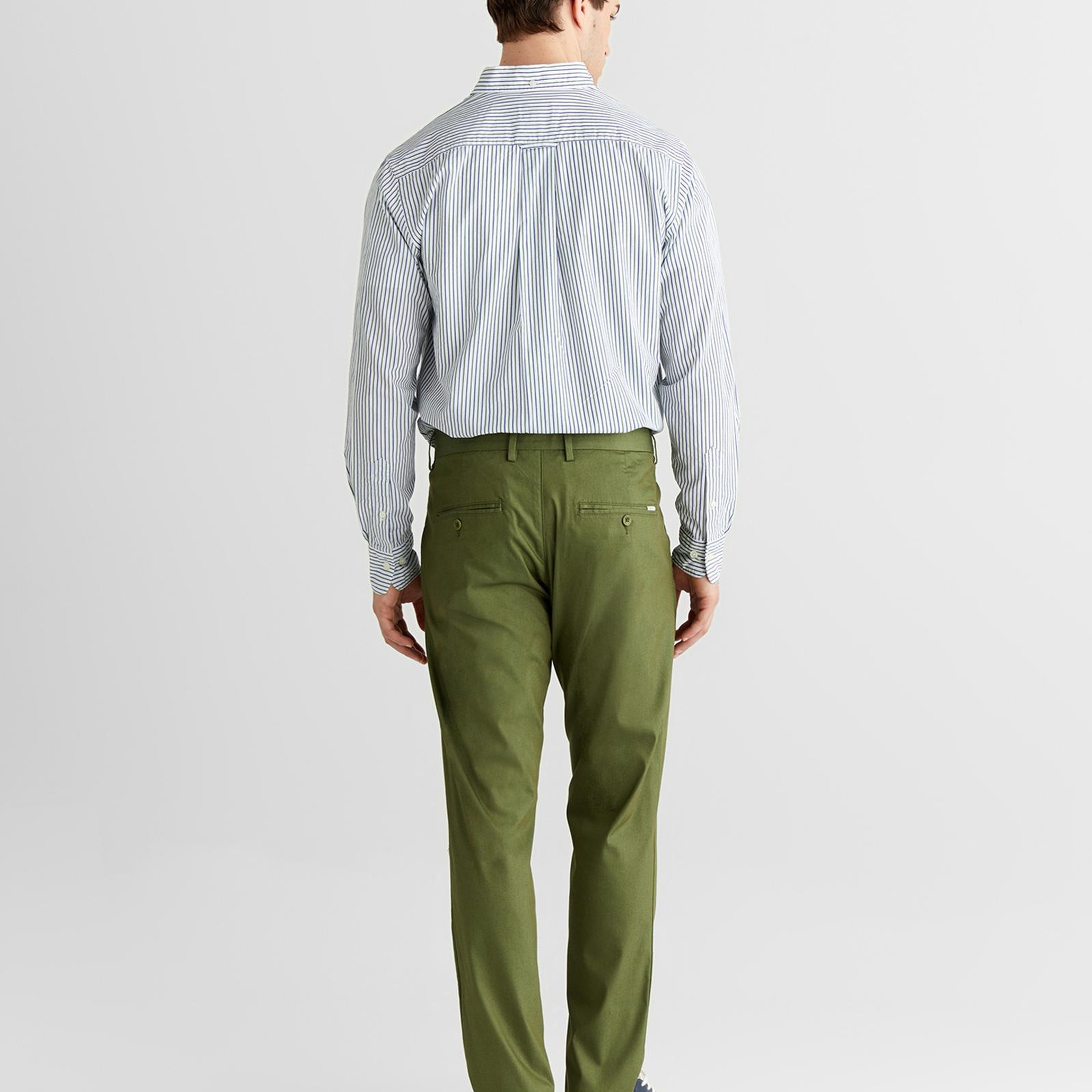 GANT Erkek Yeşil Slim Fit Pantolon