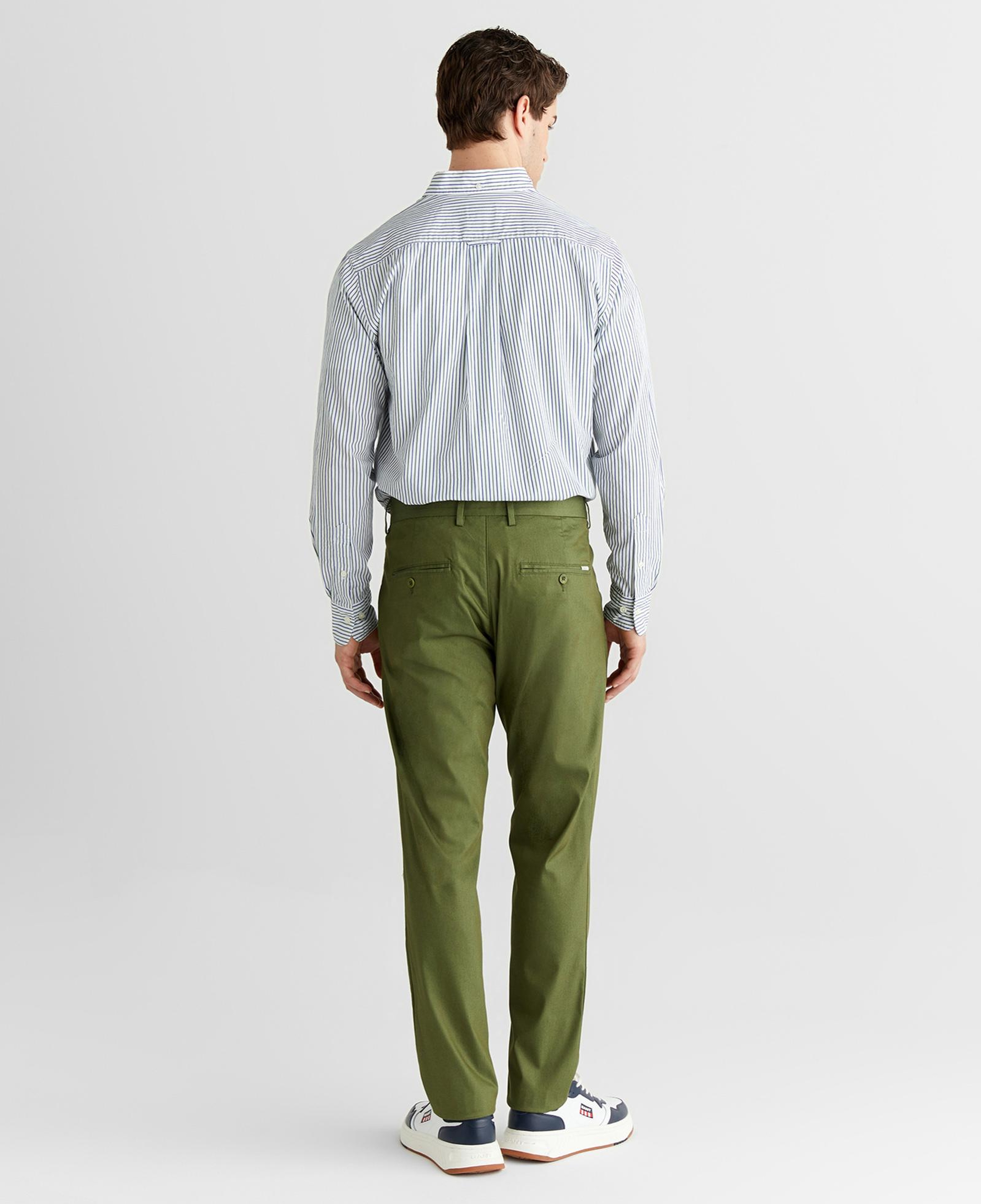 GANT Erkek Yeşil Slim Fit Pantolon