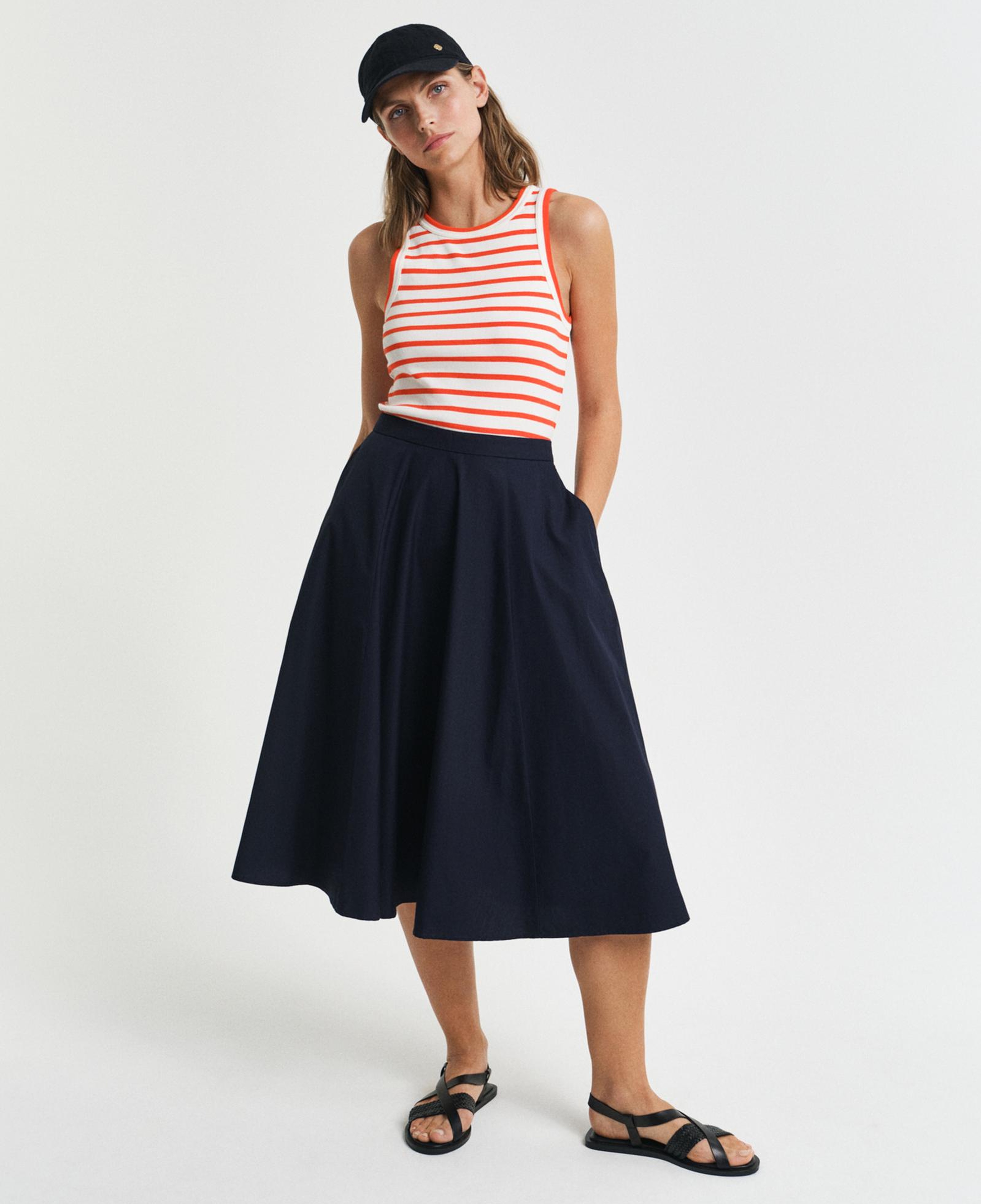 GANT Kadın Lacivert Loose Fit Etek