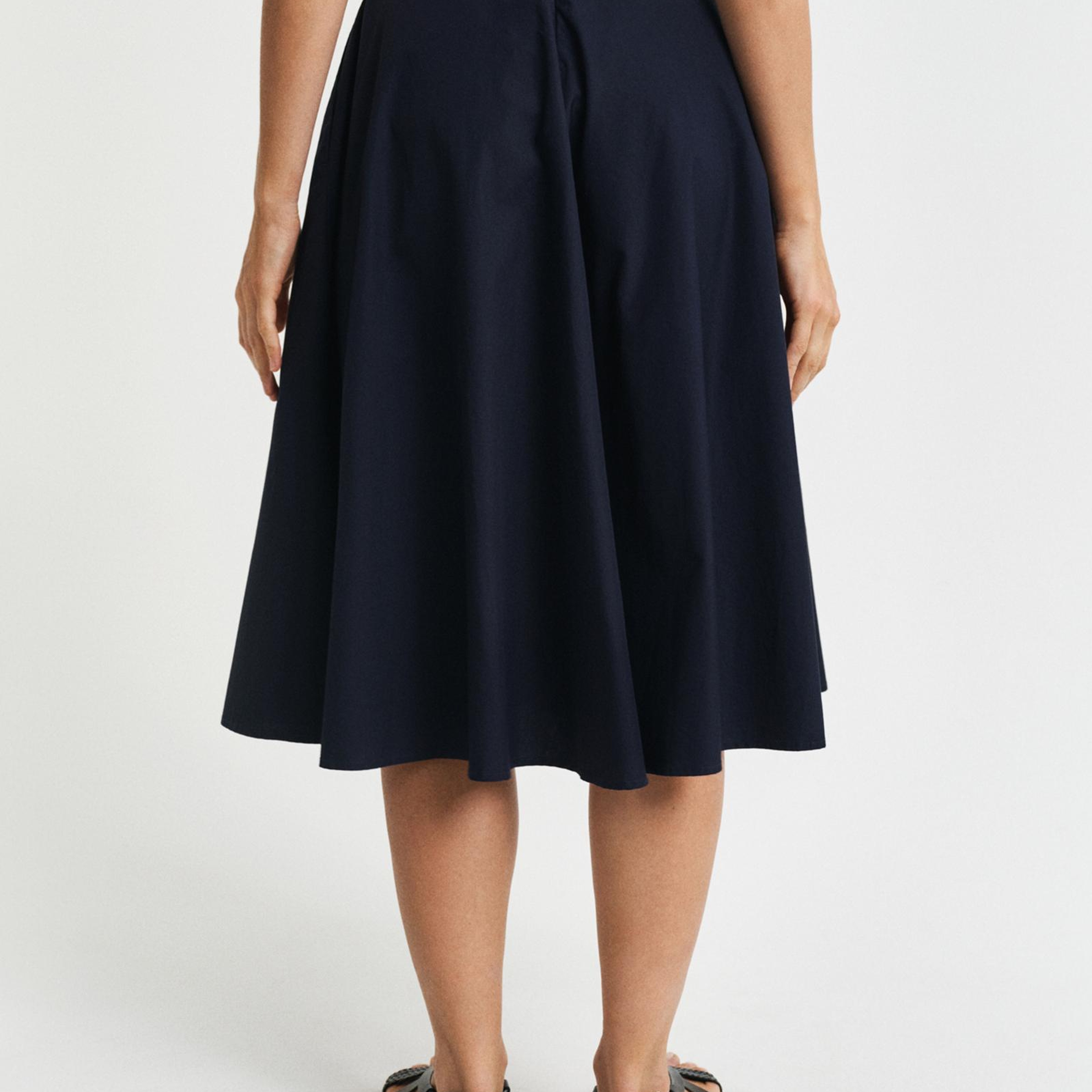 GANT Kadın Lacivert Loose Fit Etek