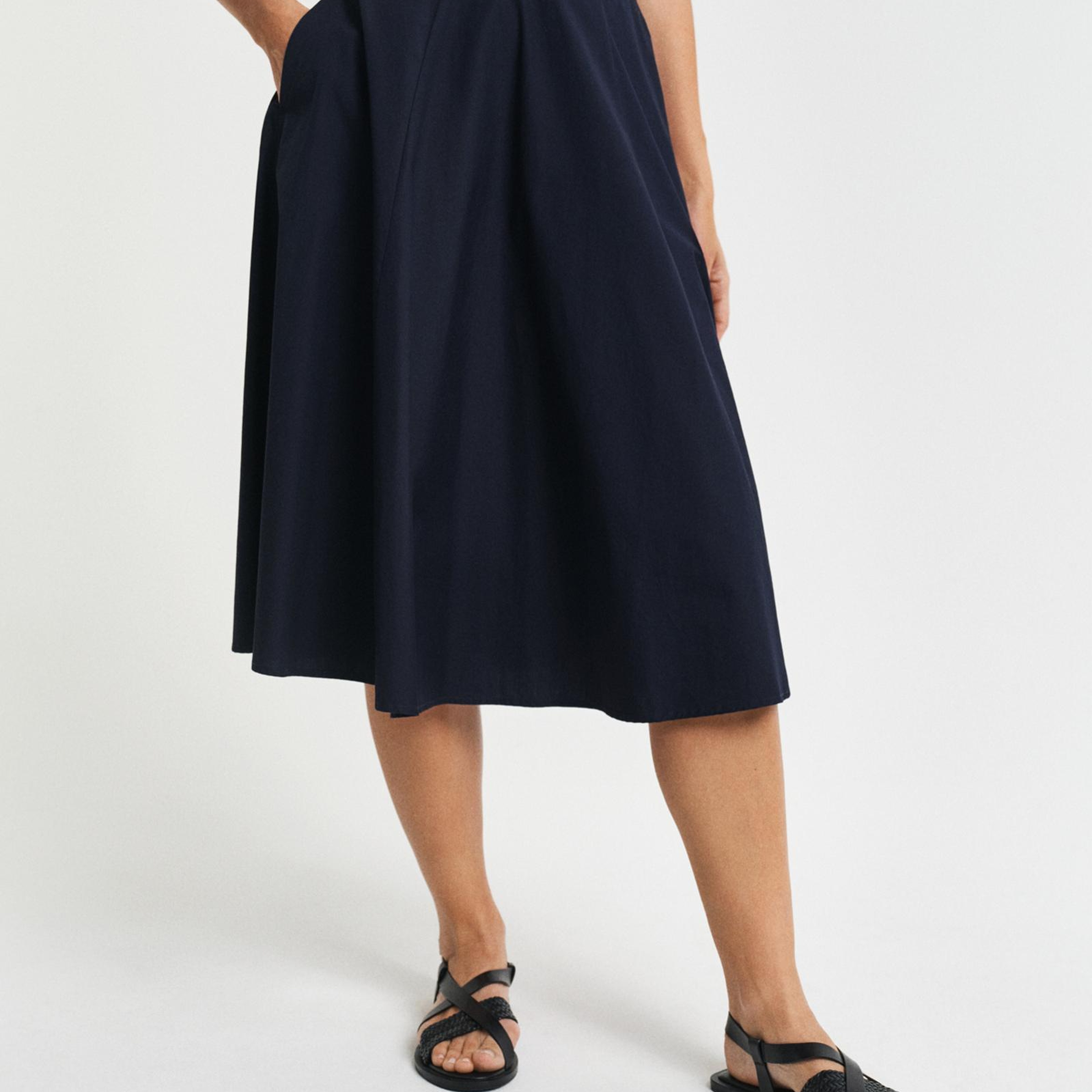 GANT Kadın Lacivert Loose Fit Etek