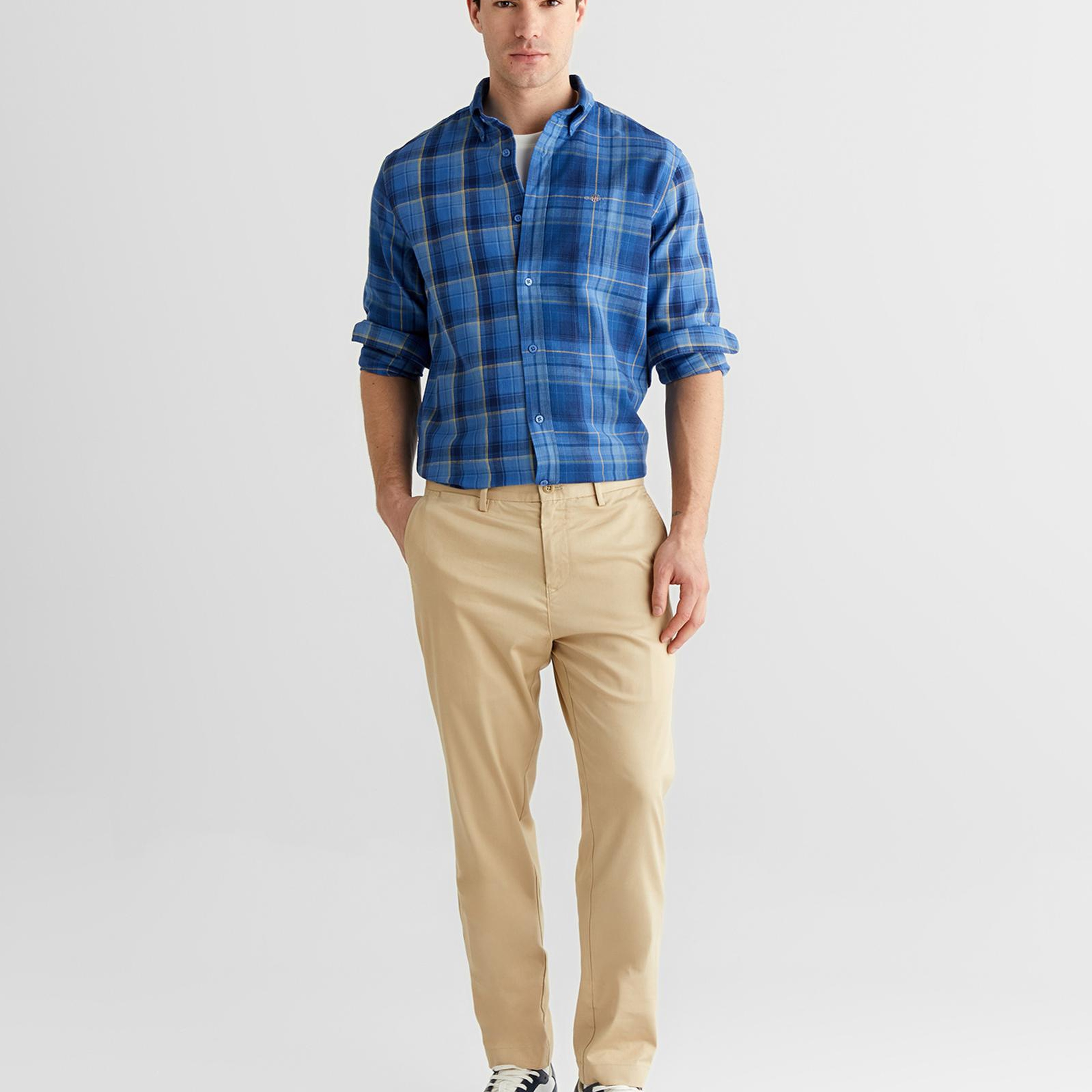 GANT Erkek Bej Slim Fit Pantolon