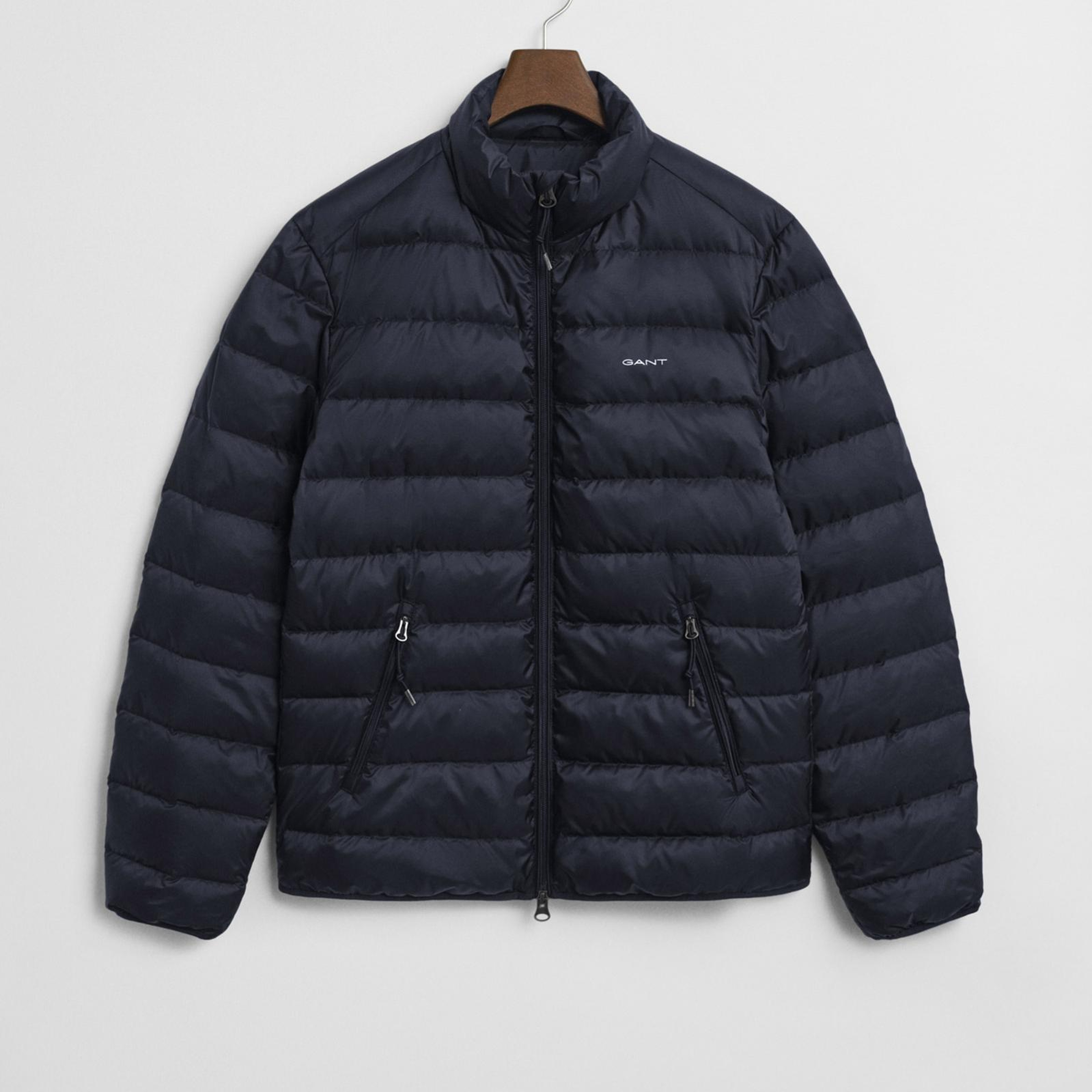 GANT Erkek Lacivert Regular Fit Dik Yaka Kaz Tüyü Mont