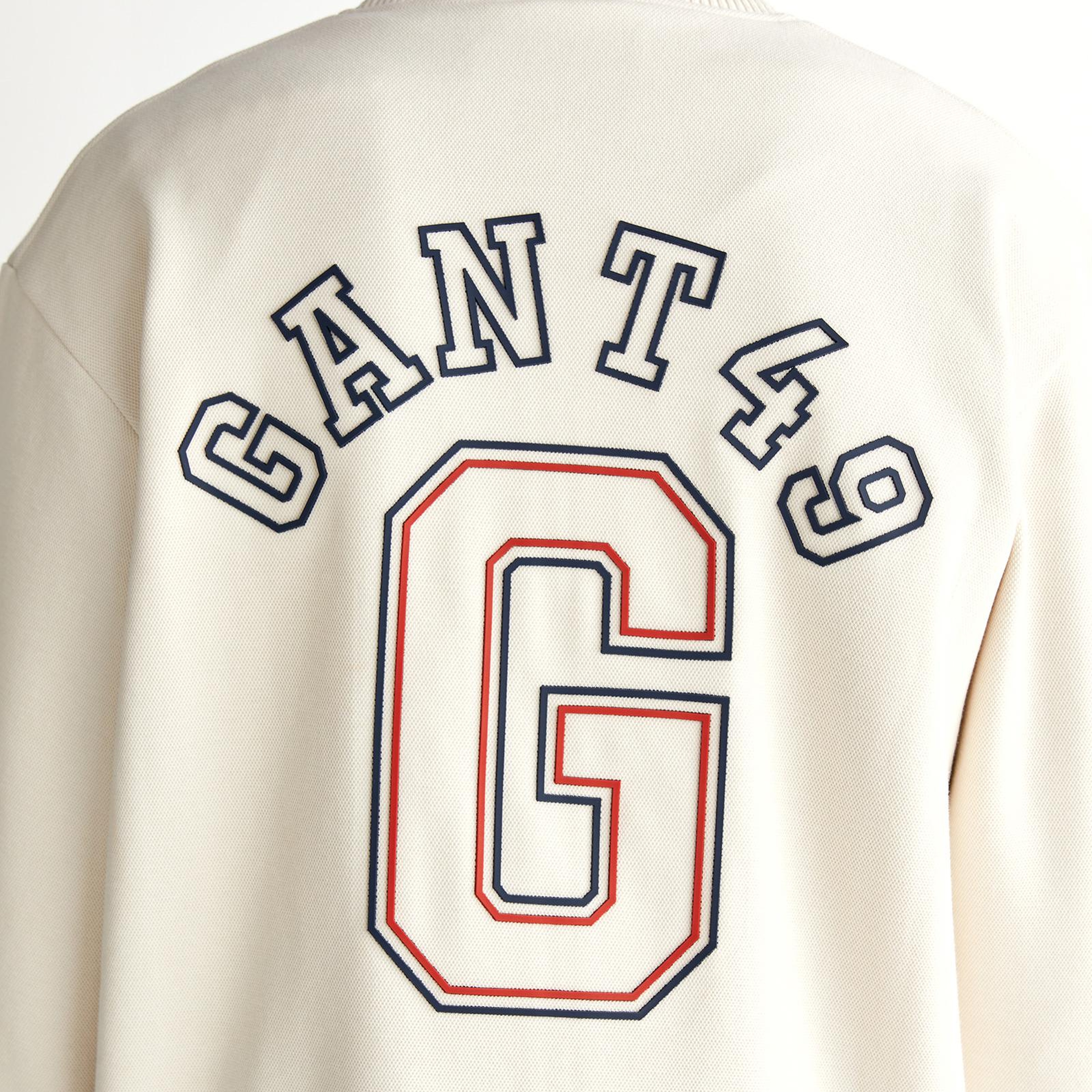 GANT Erkek Krem Regular Fit Hakim Yaka Logolu Ceket