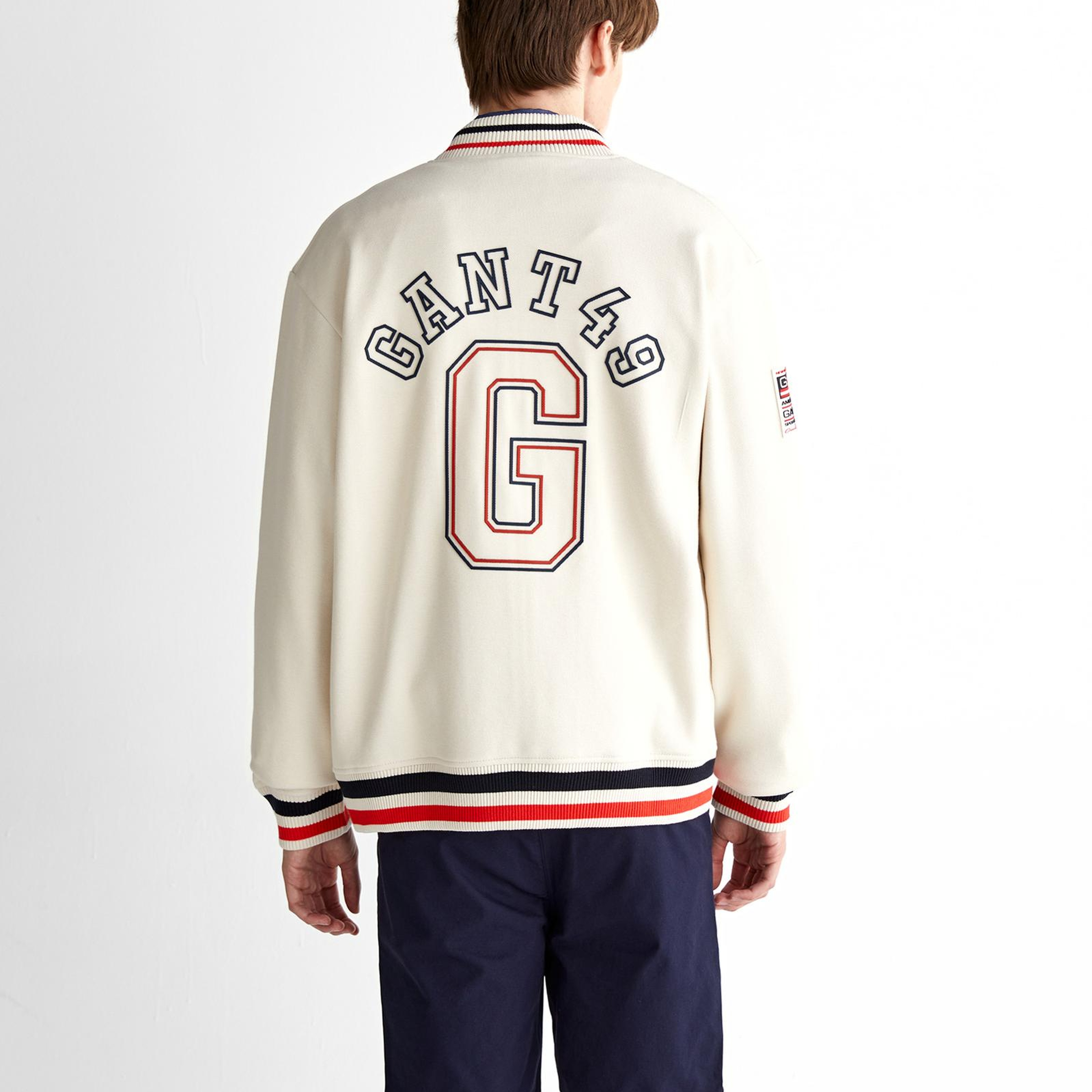 GANT Erkek Krem Regular Fit Hakim Yaka Logolu Ceket