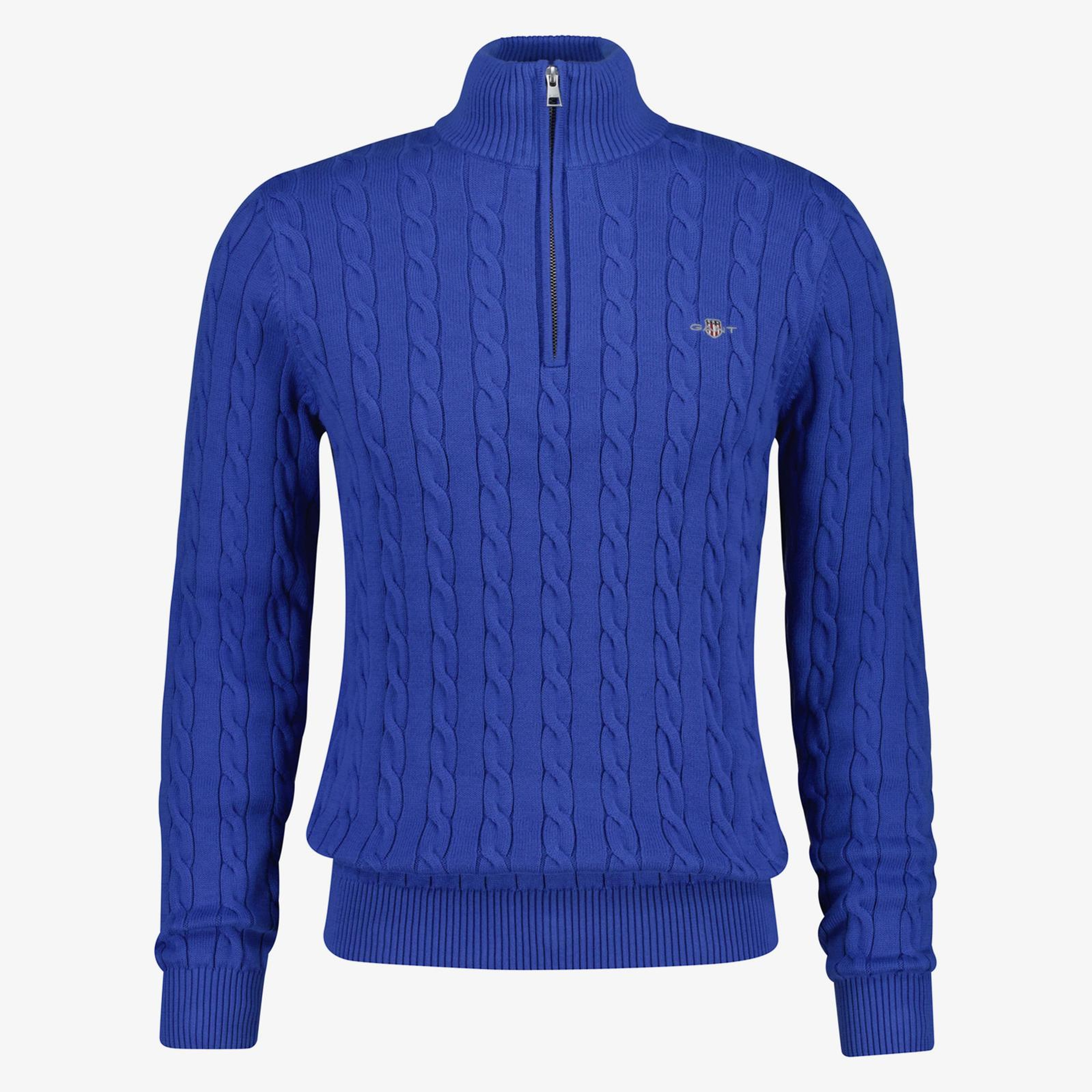 GANT Erkek Mavi Regular Fit Kazak