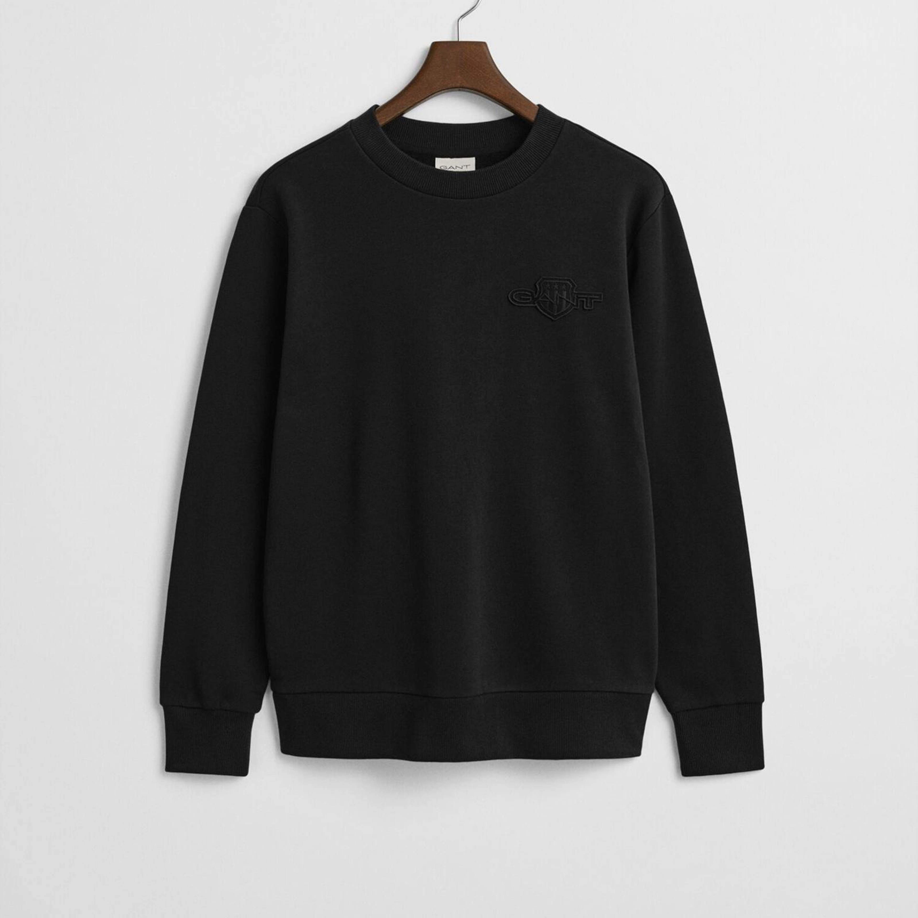 GANT Erkek Siyah Regular Fit Sweatshirt