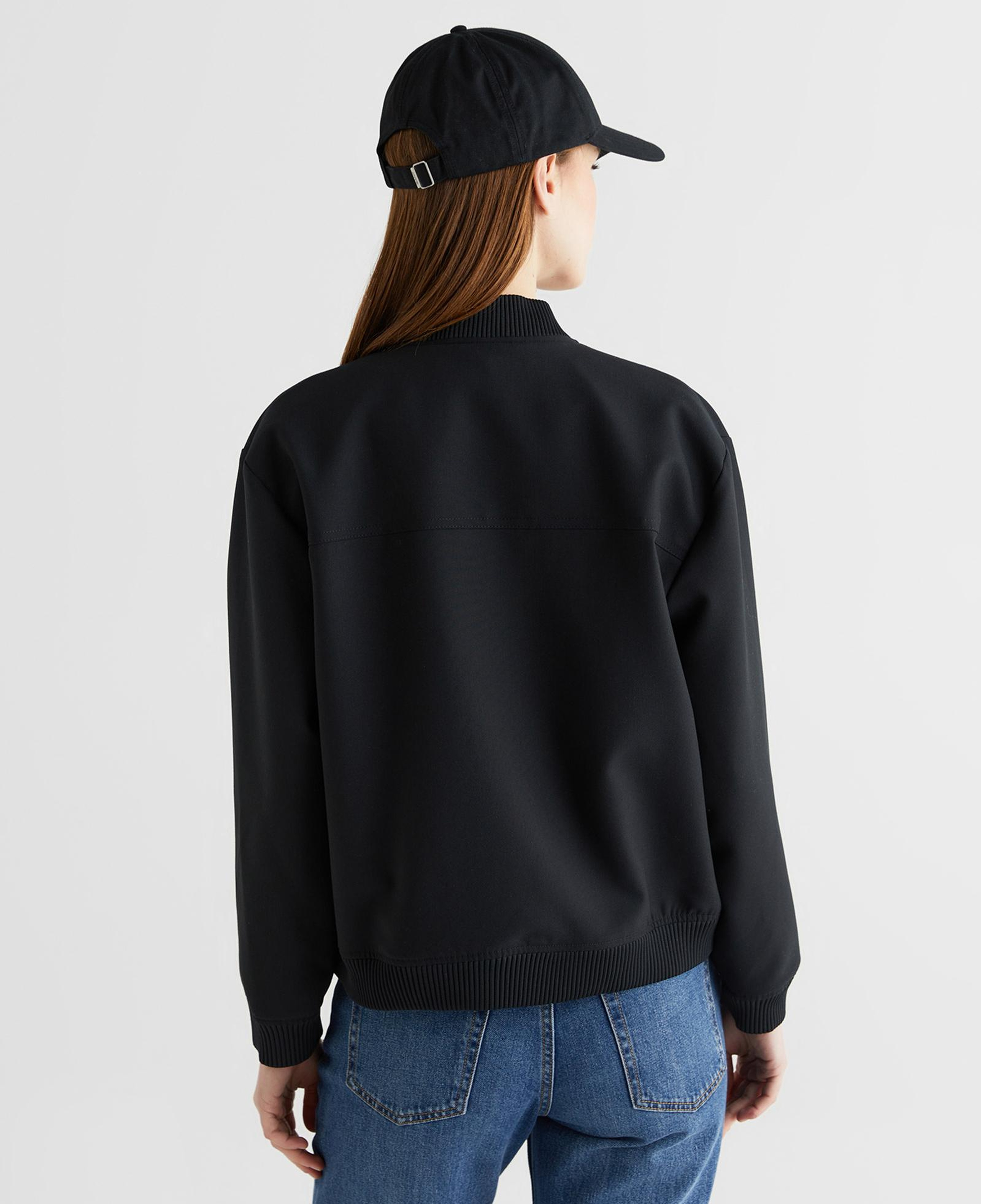 GANT Kadın Siyah Dik Yaka Ceket