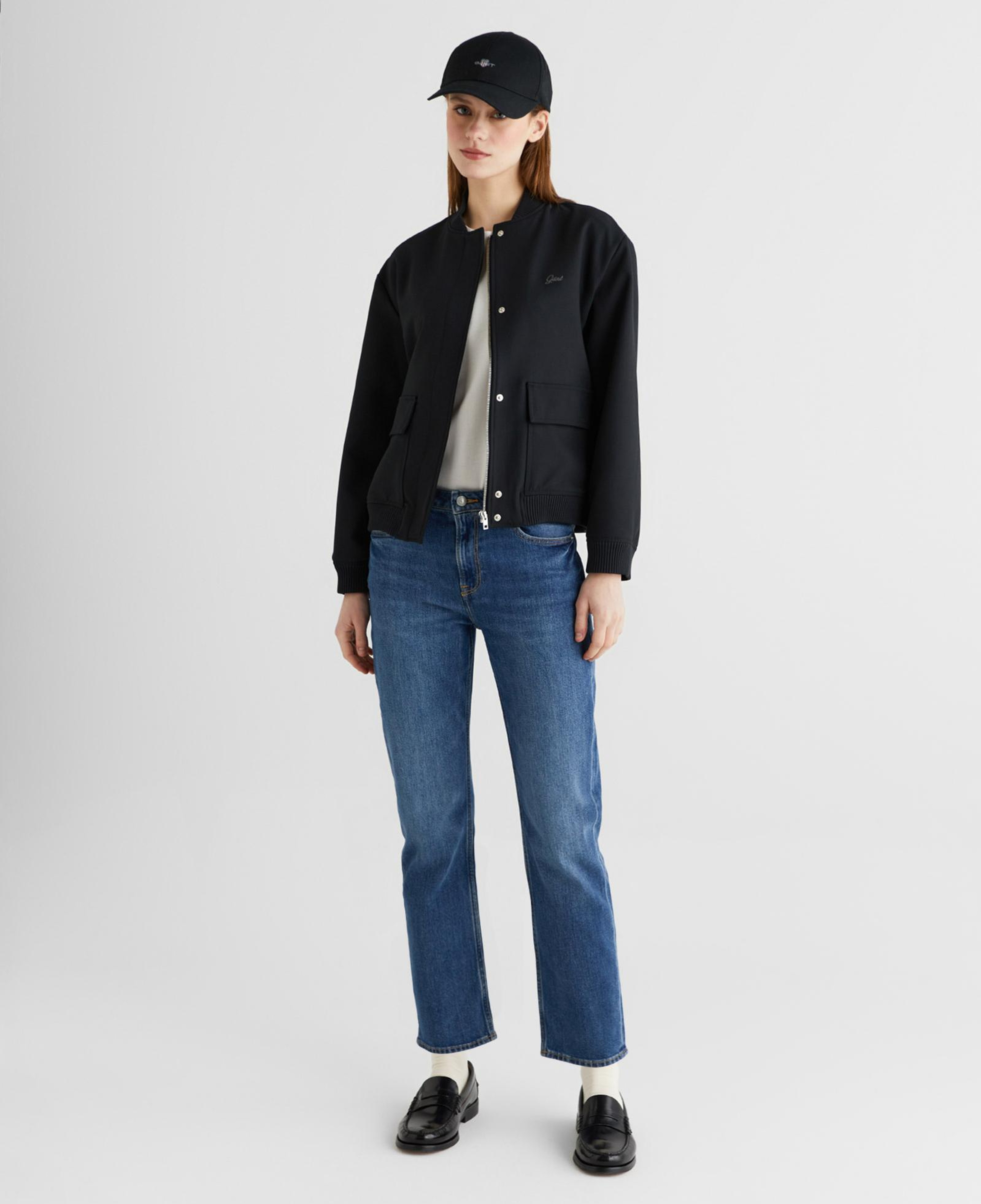 GANT Kadın Siyah Dik Yaka Ceket