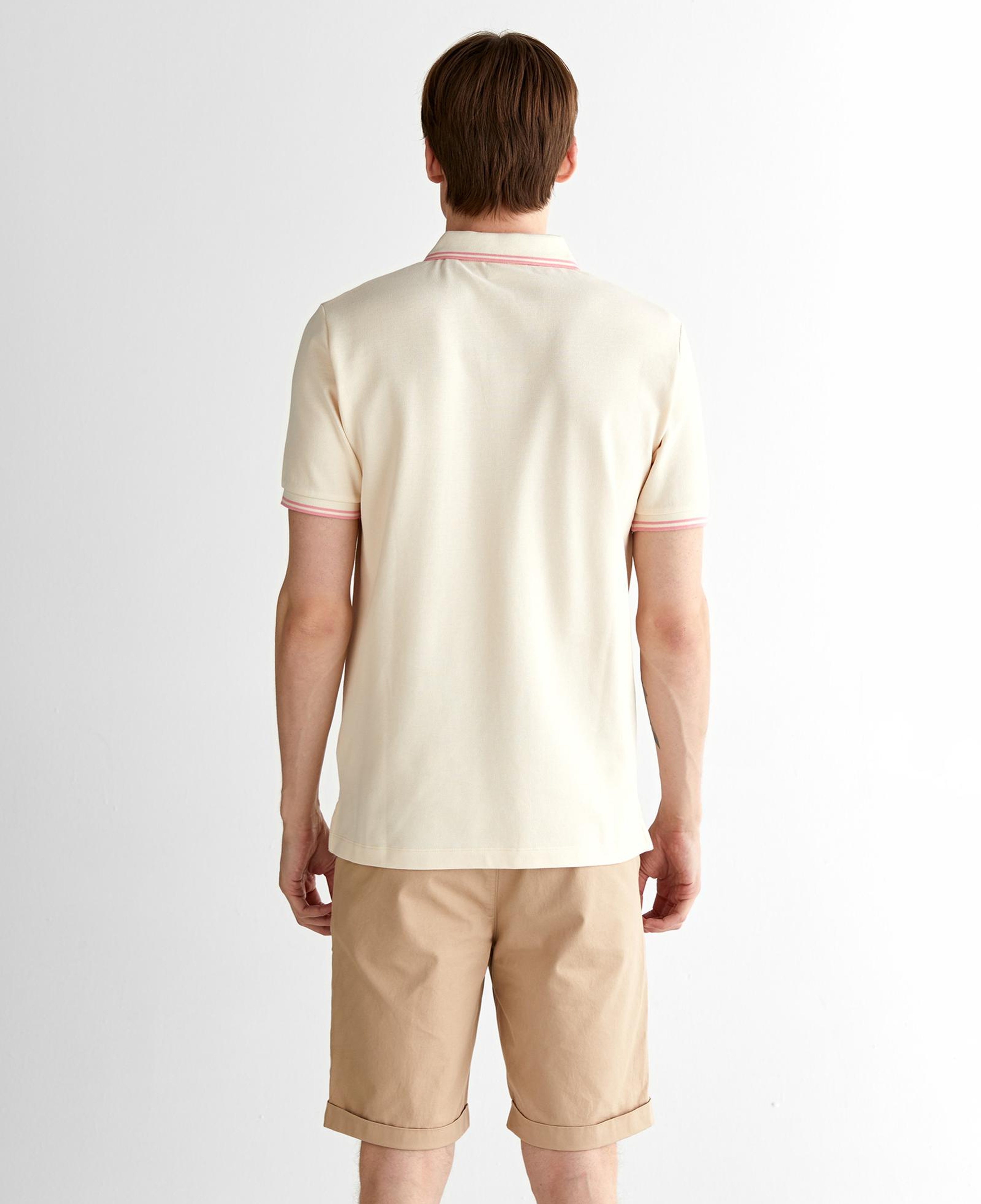 GANT Erkek Krem Regular Fit Polo
