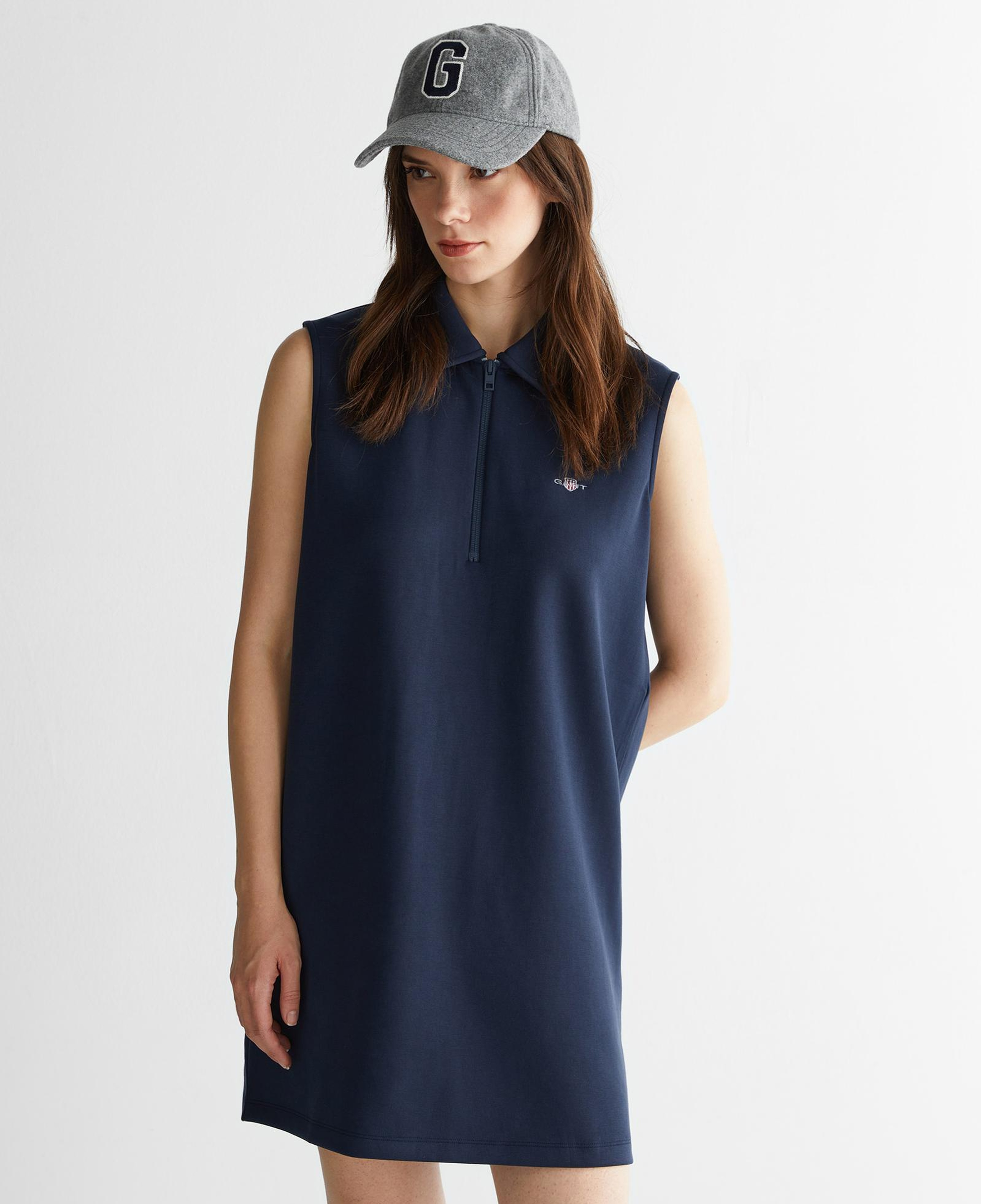 GANT Kadın Lacivert Logolu Elbise