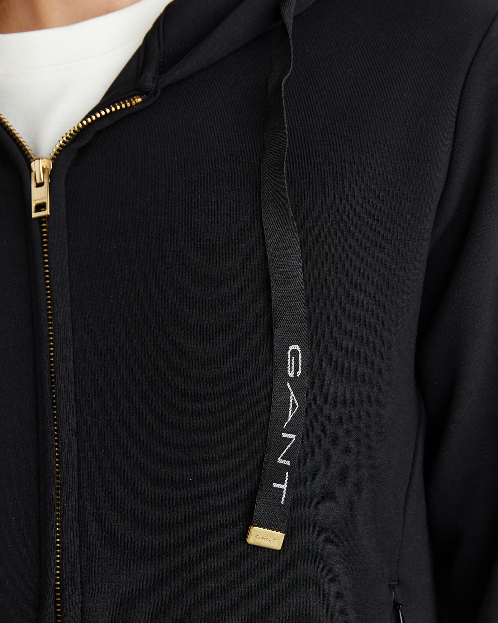 GANT Kadın Siyah Kapüşonlu Sweatshirt