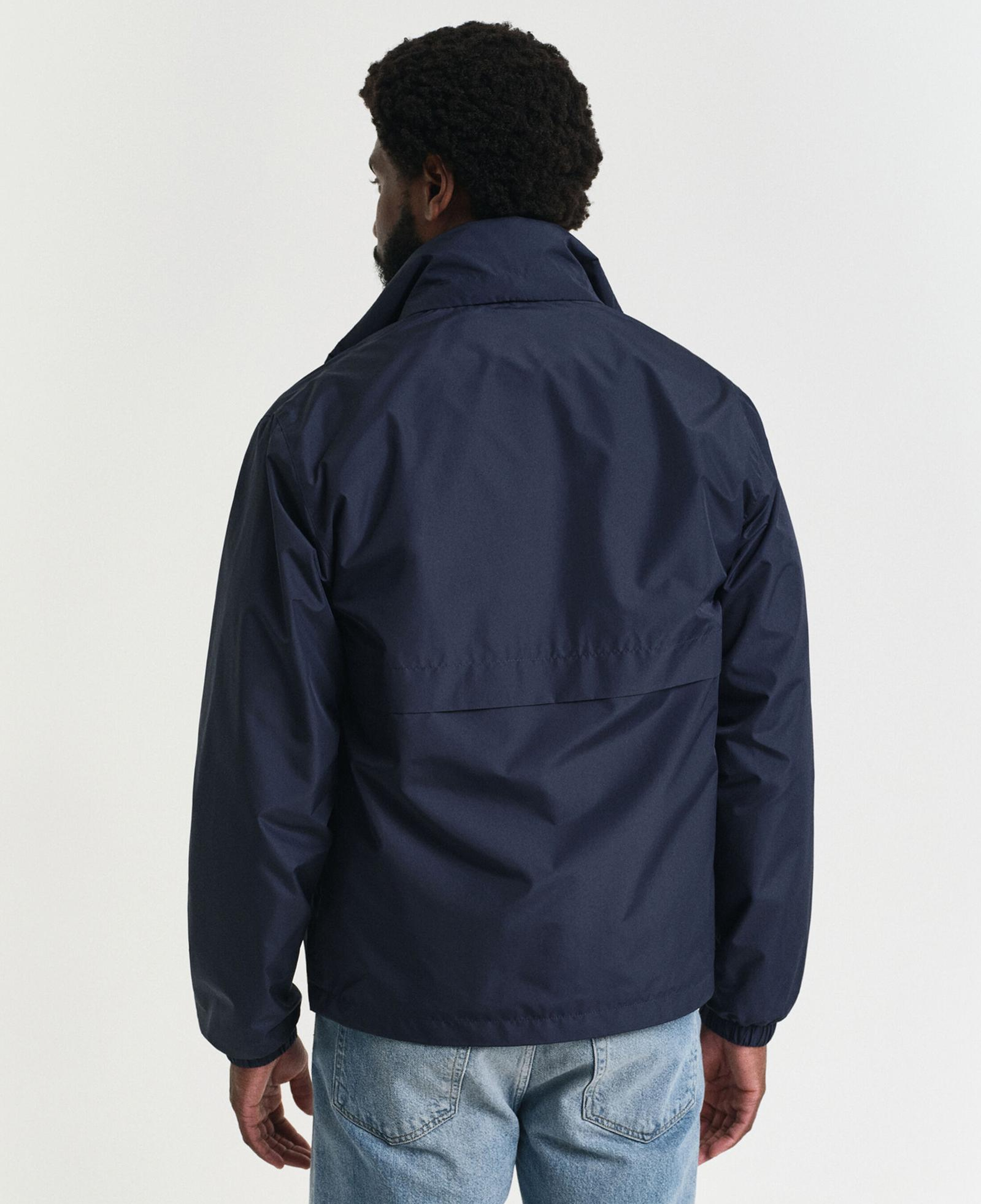 GANT Erkek Lacivert Regular Fit Kapüşonlu Rüzgarlık