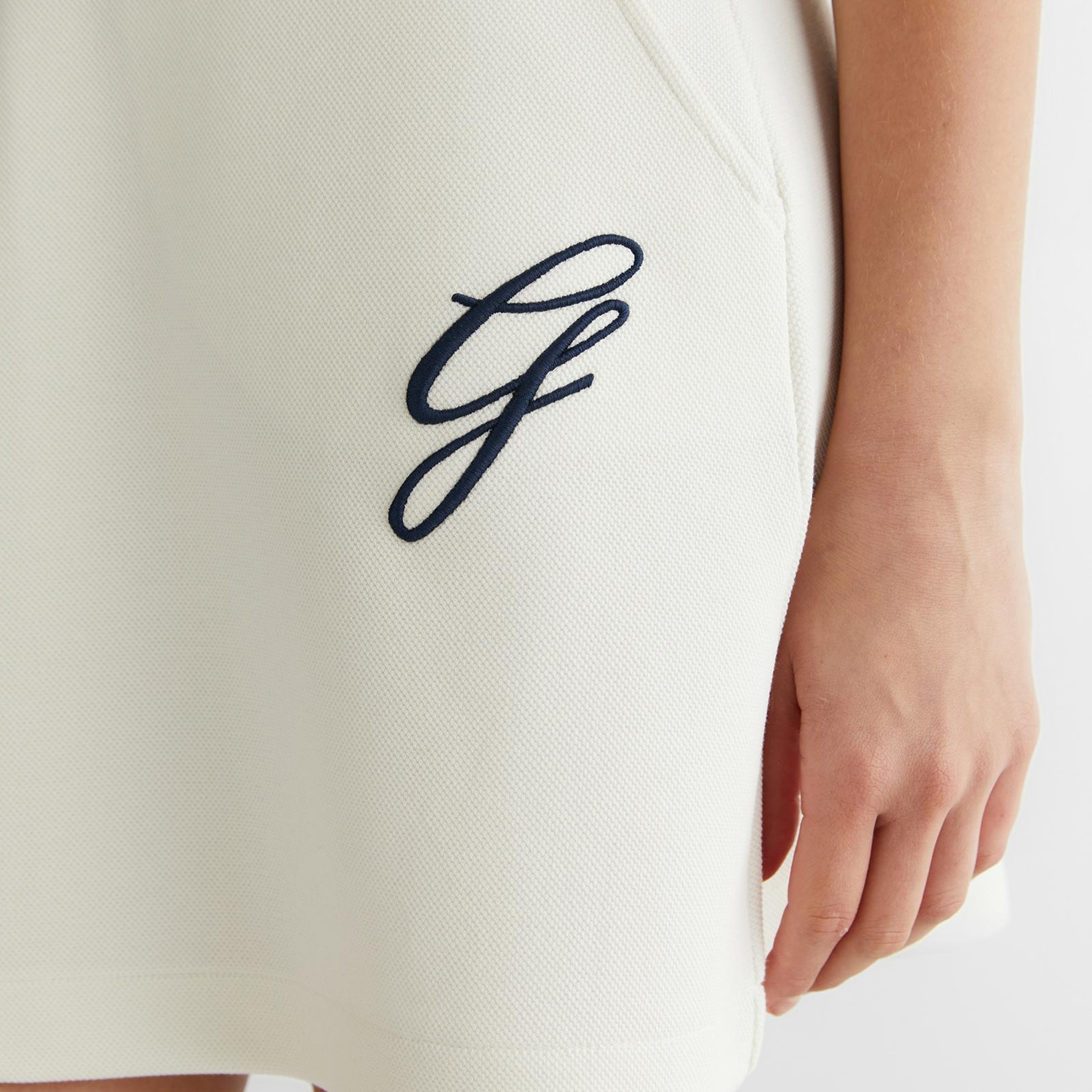 GANT Kadın Krem Logolu Etek