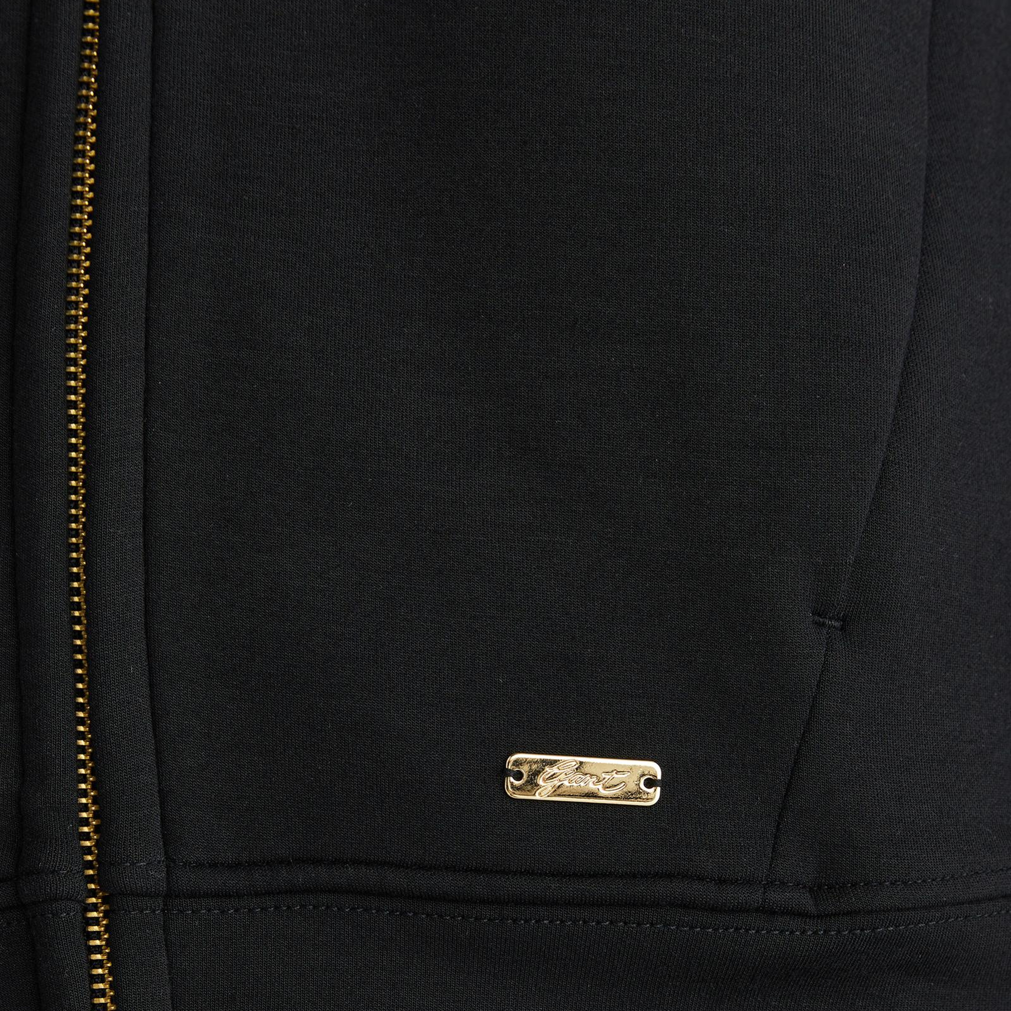 GANT Kadın Siyah Kapüşonlu Sweatshirt