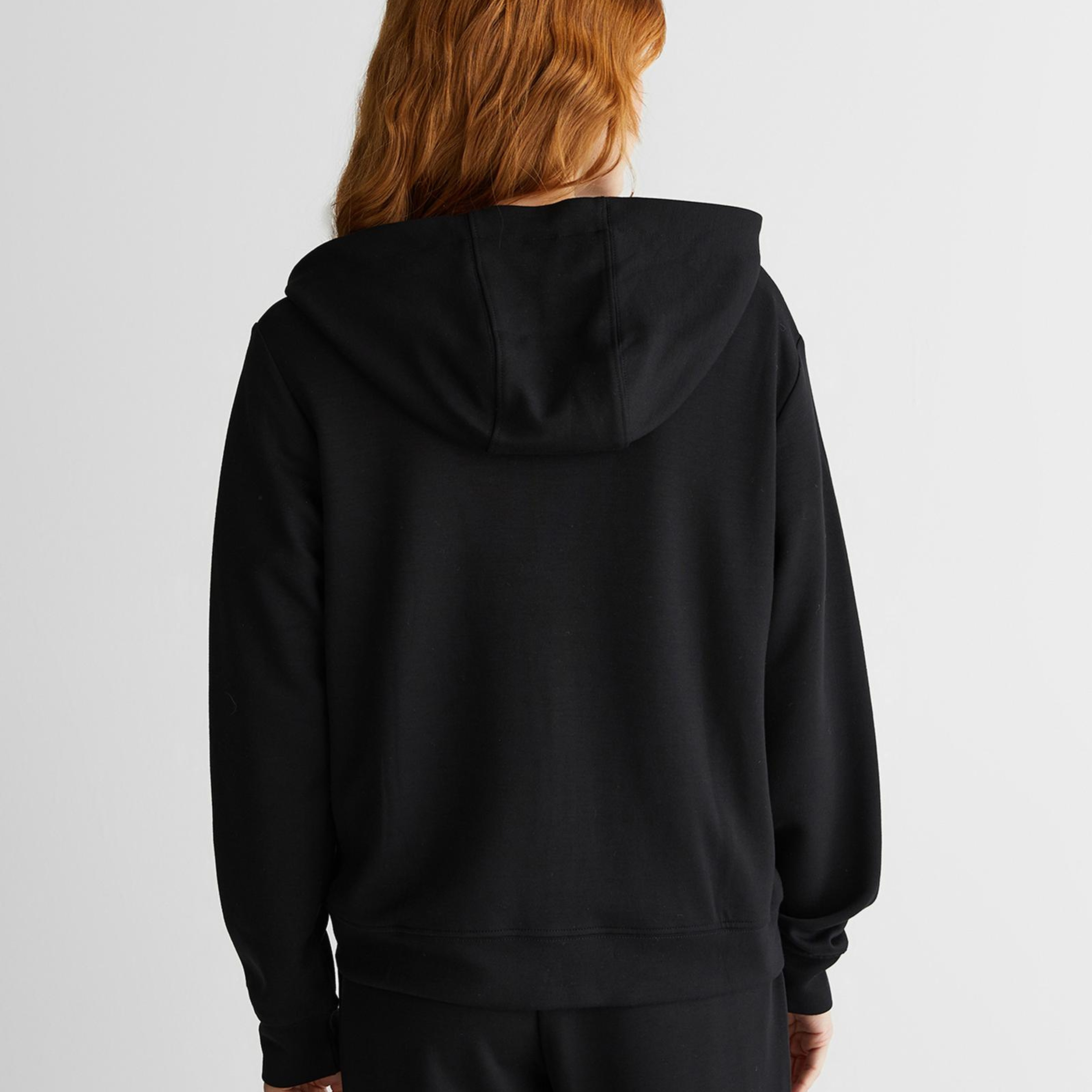 GANT Kadın Siyah Kapüşonlu Sweatshirt