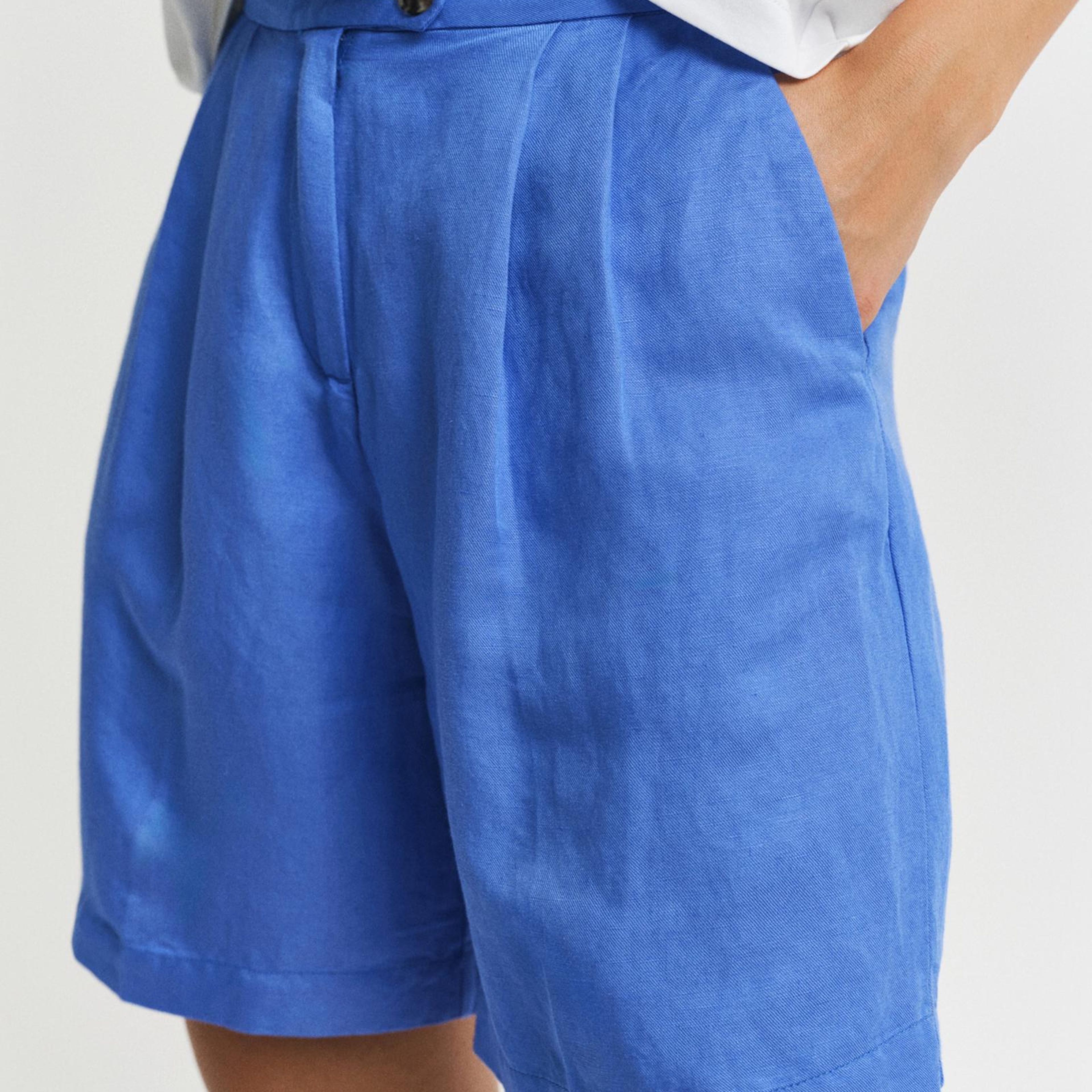 GANT Kadın Mavi Relaxed Fit Şort