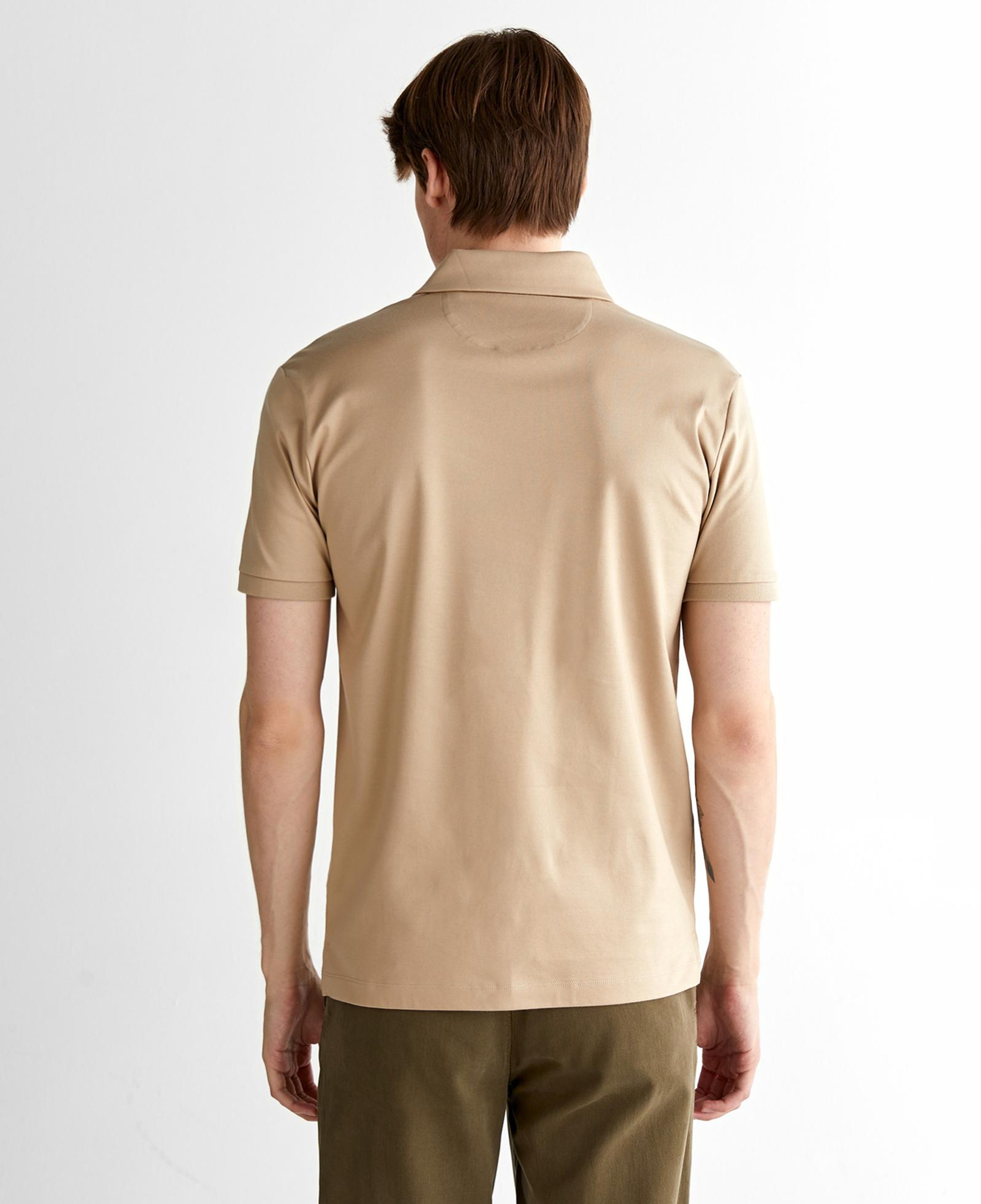 GANT Erkek Bej Slim Fit Polo