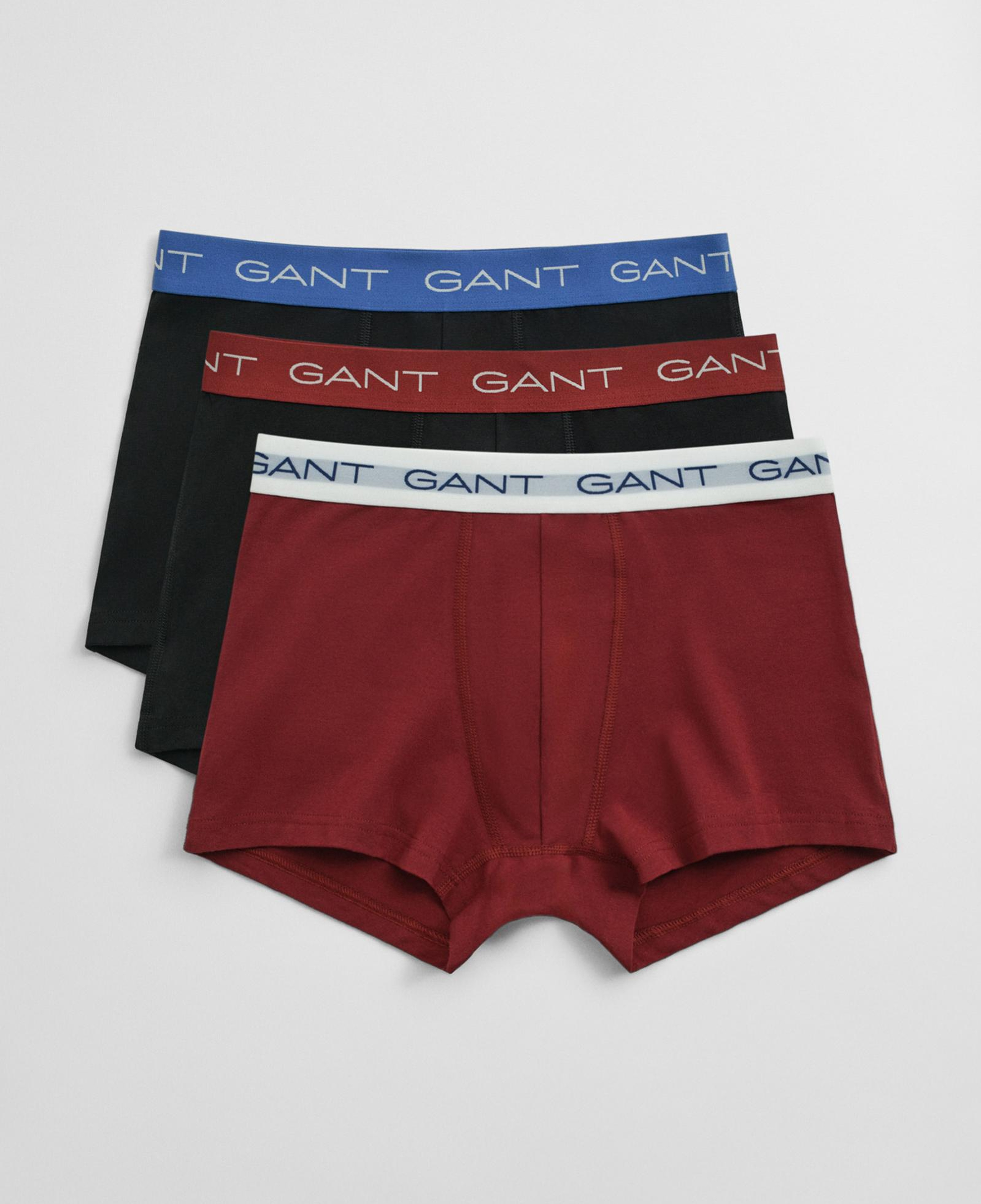 GANT Erkek Bordo Slim Fit 3'lü Boxer