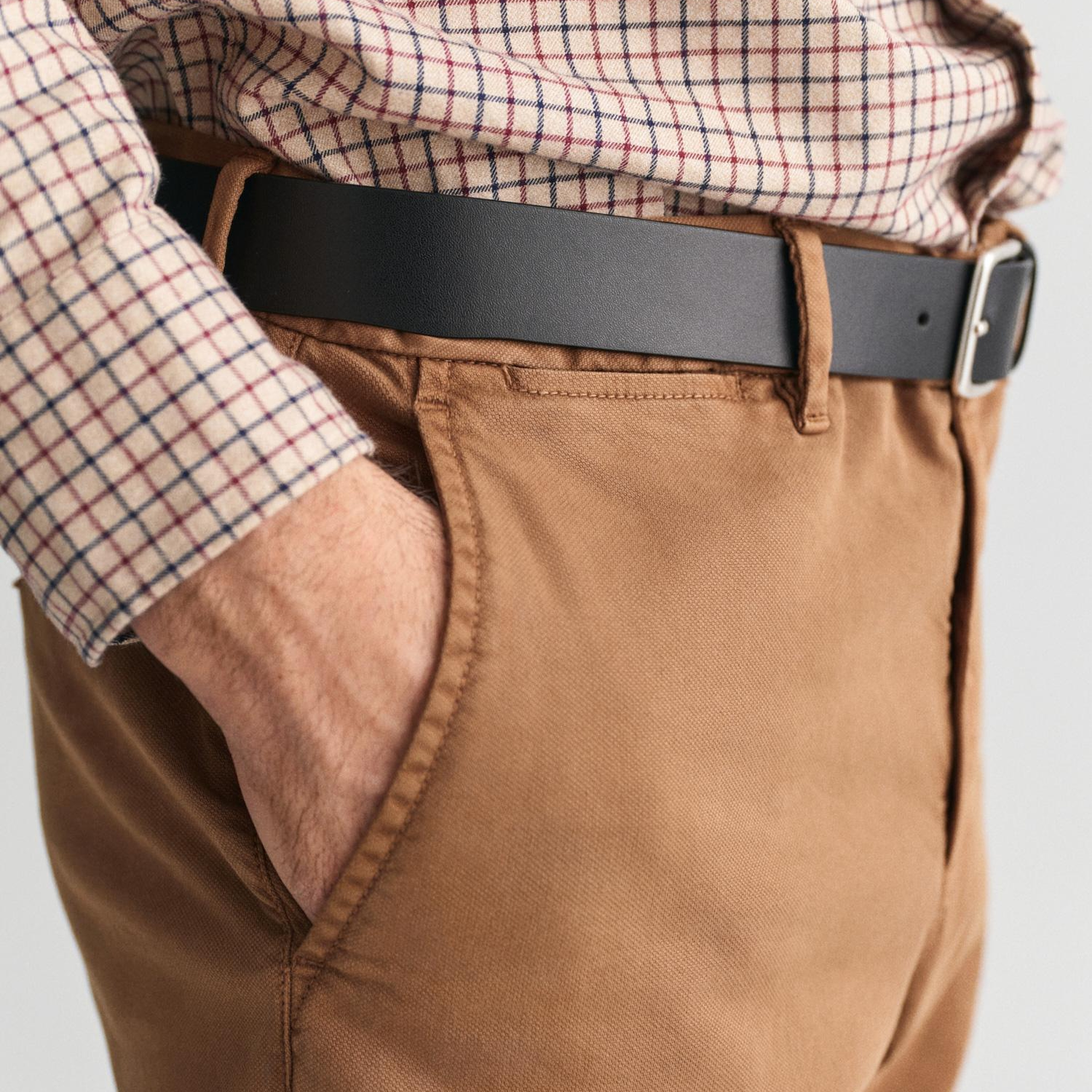 GANT Erkek Kahverengi Slim Fit Pantolon