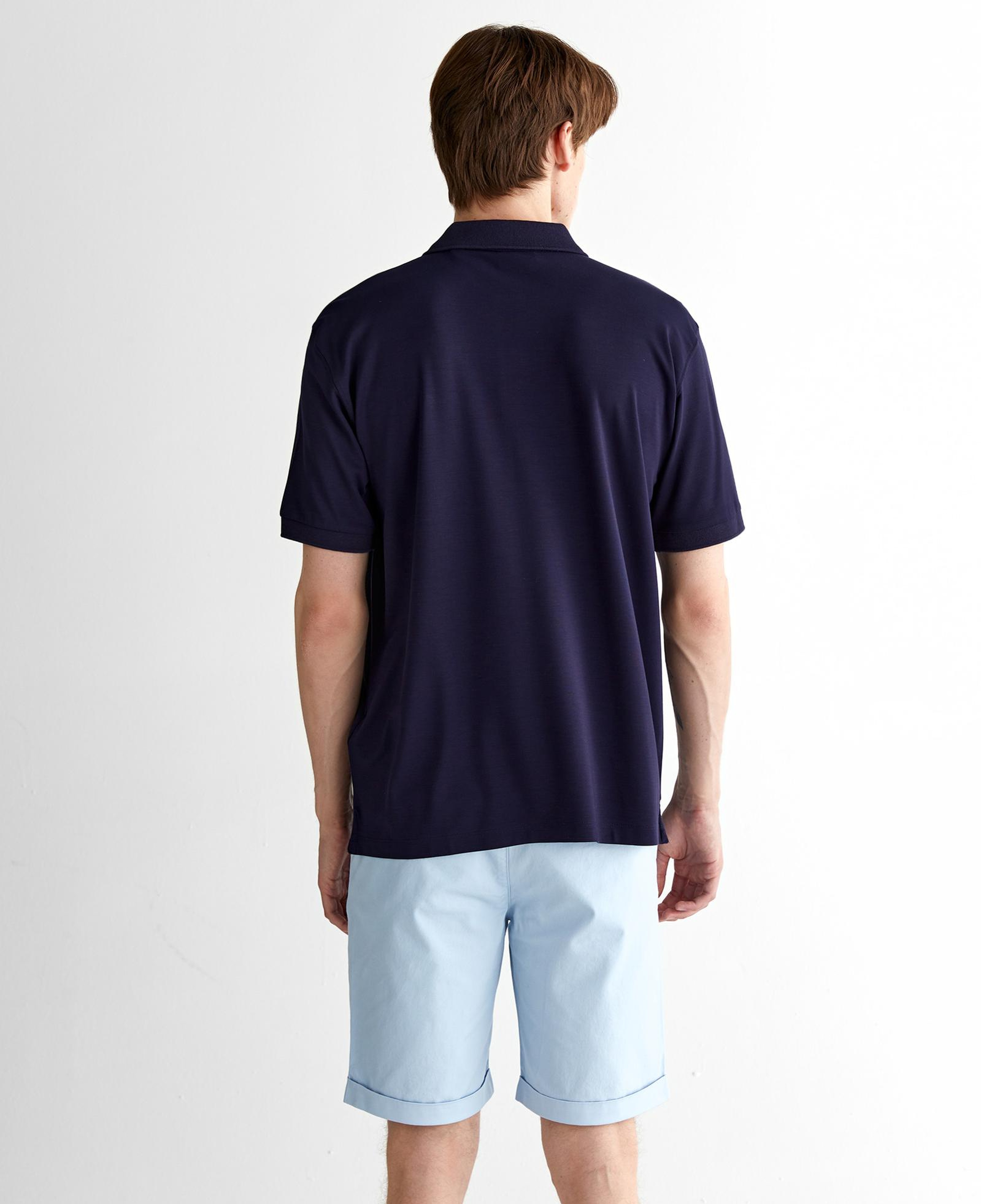 GANT Erkek Lacivert Relaxed Fit Polo