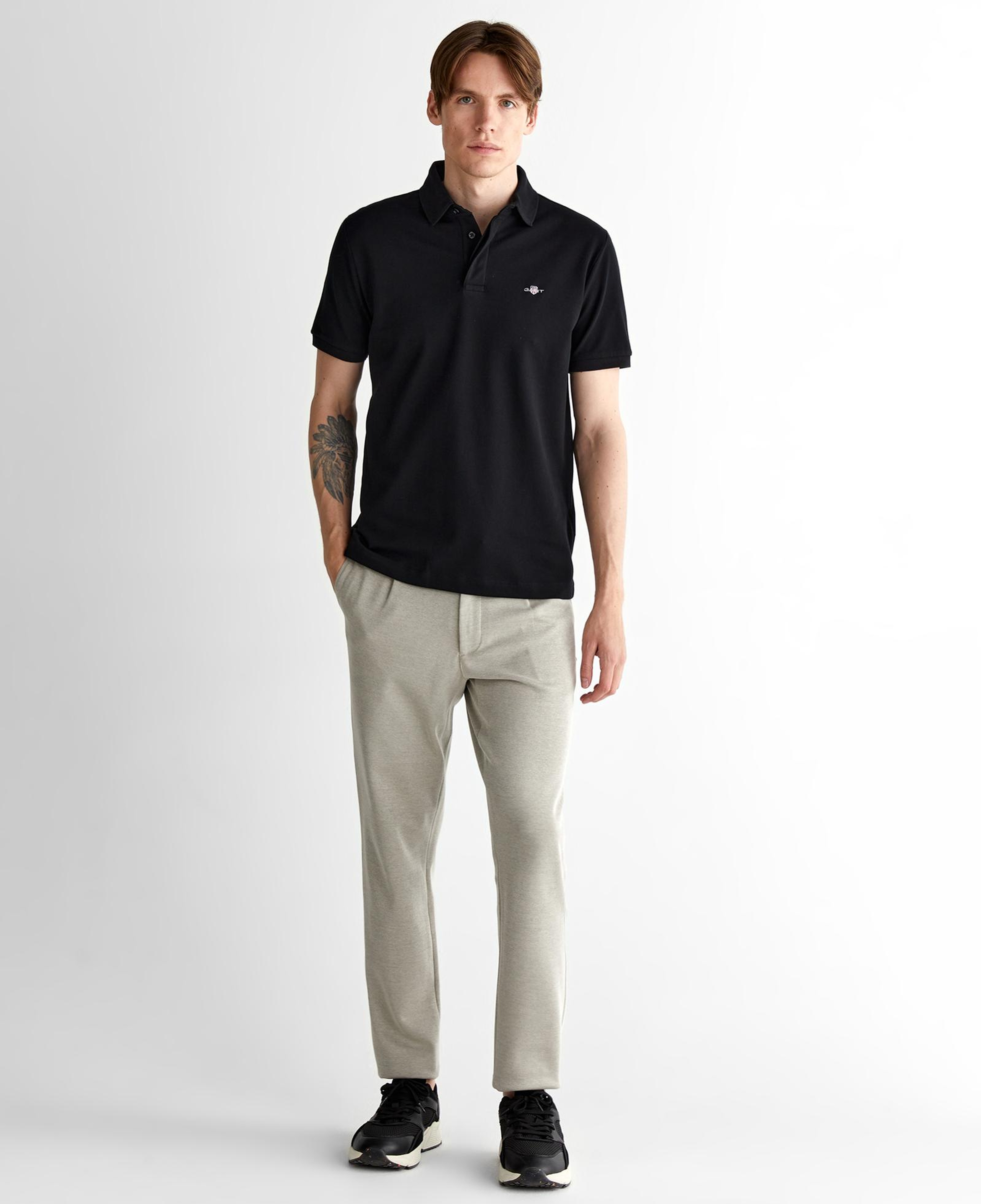 GANT Erkek Siyah Polo