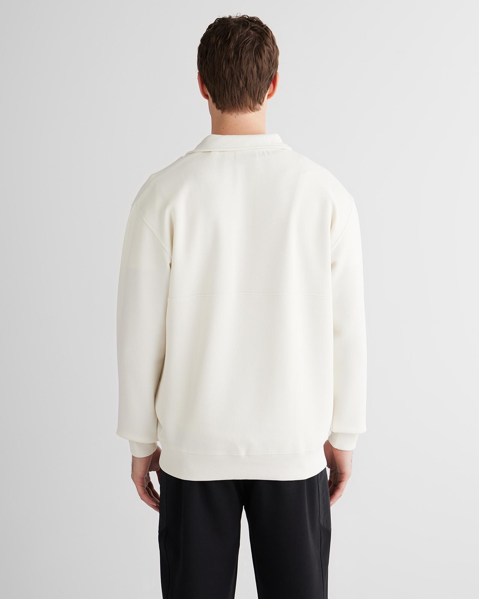 GANT Erkek Krem Relaxed Fit Sweatshirt