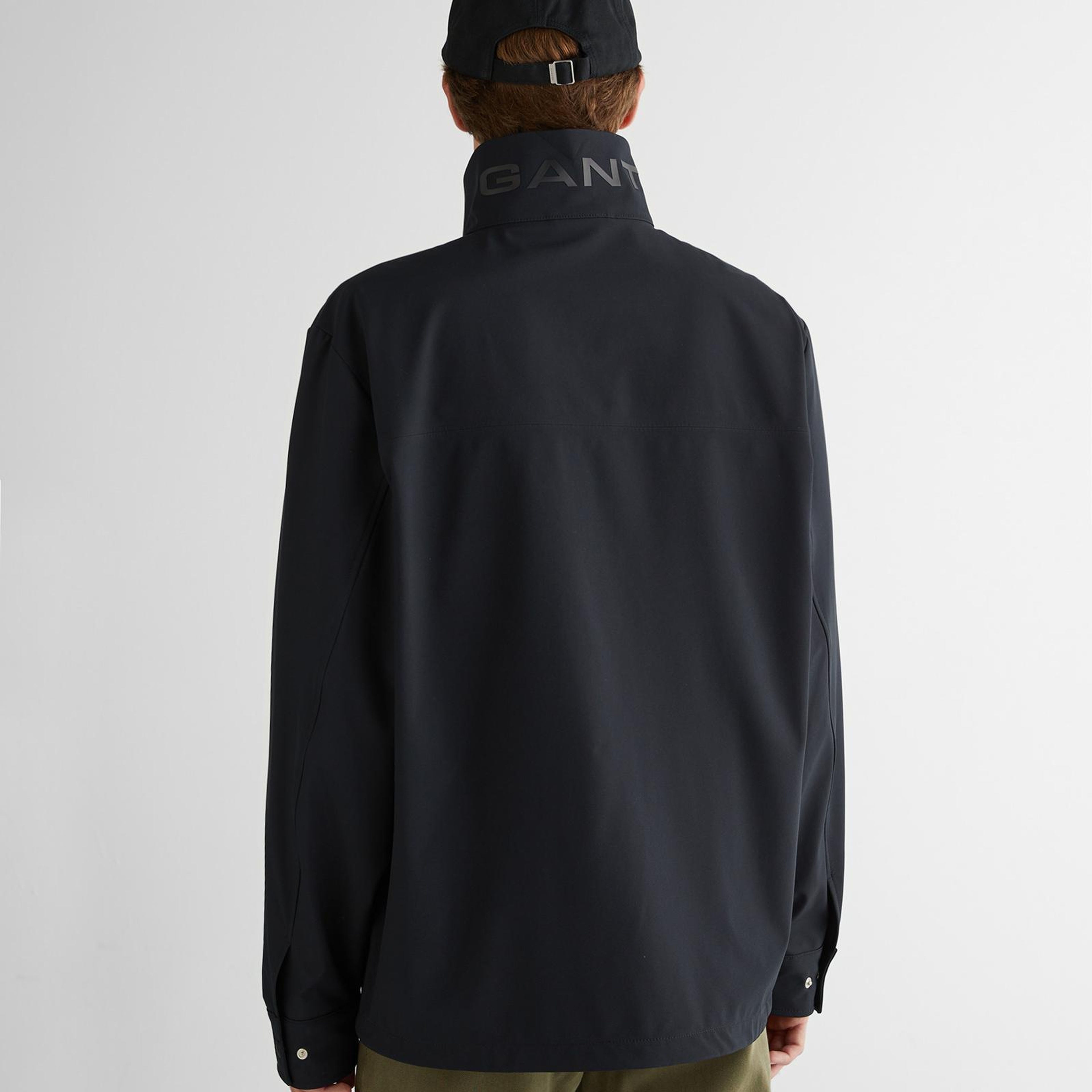 GANT Erkek Siyah Regular Fit Dik Yaka Ceket