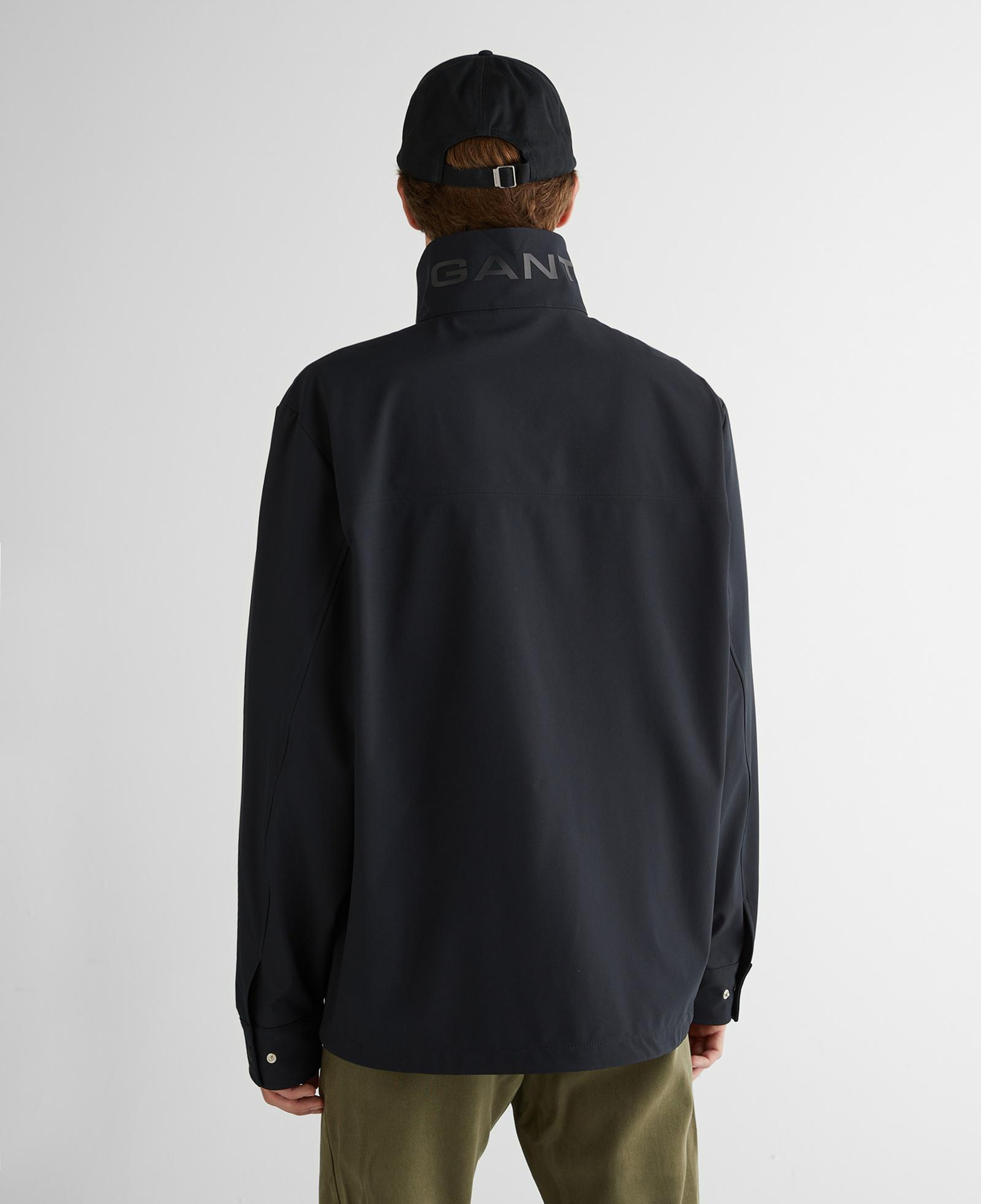 GANT Erkek Siyah Regular Fit Dik Yaka Ceket