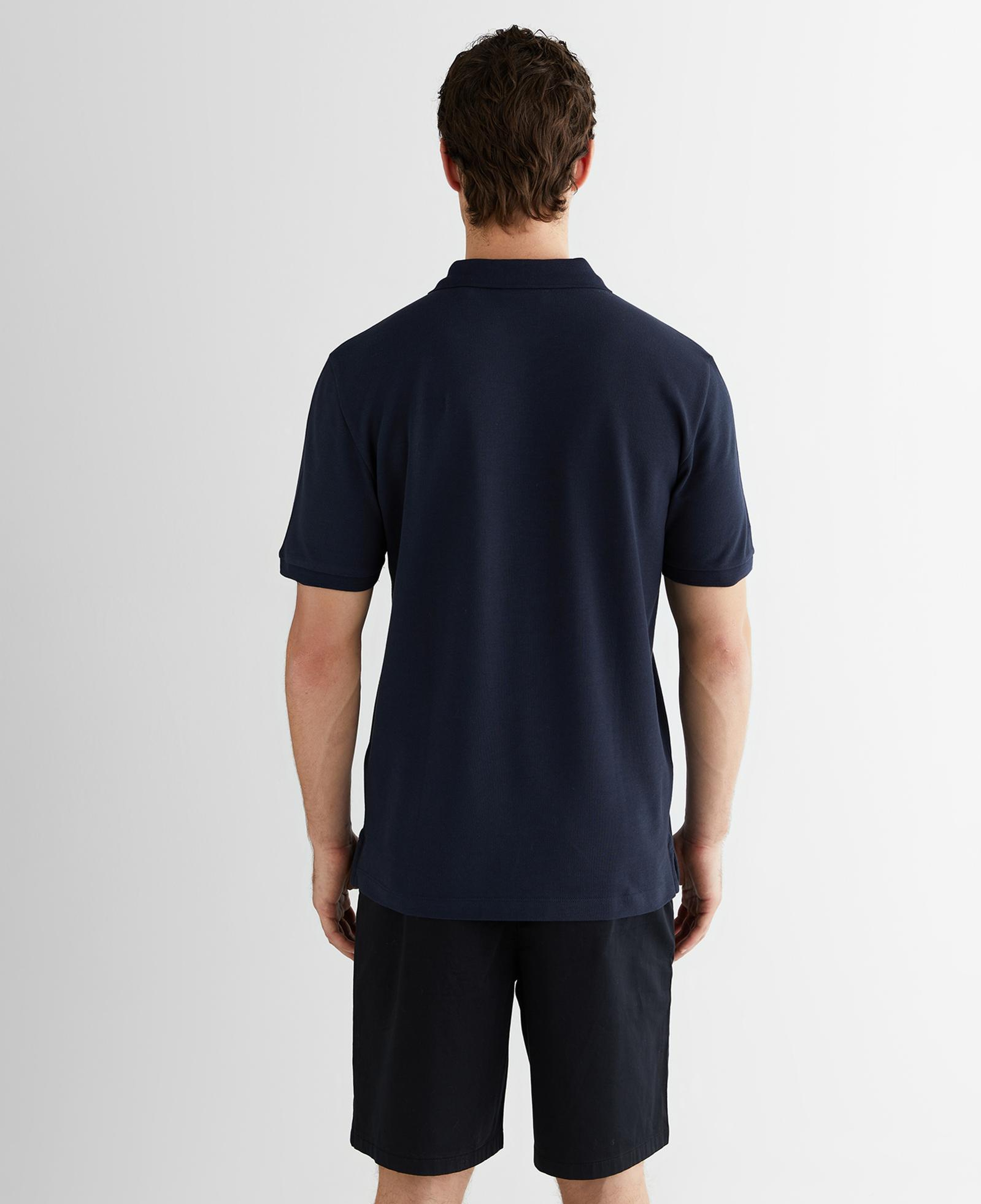 GANT Erkek Lacivert Kısa Kollu Polo