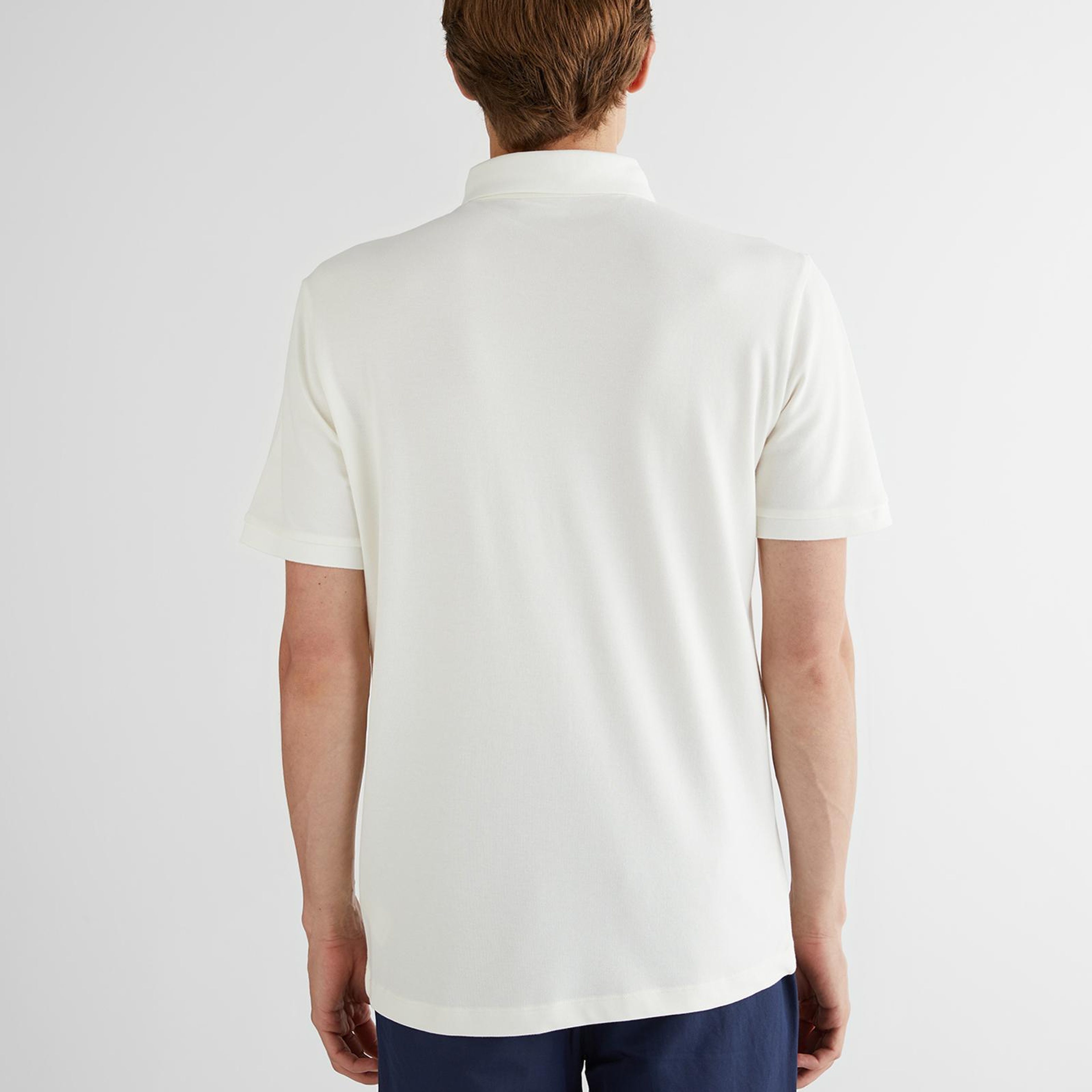 GANT Erkek Beyaz Regular Fit Logolu Polo Yaka T-Shirt