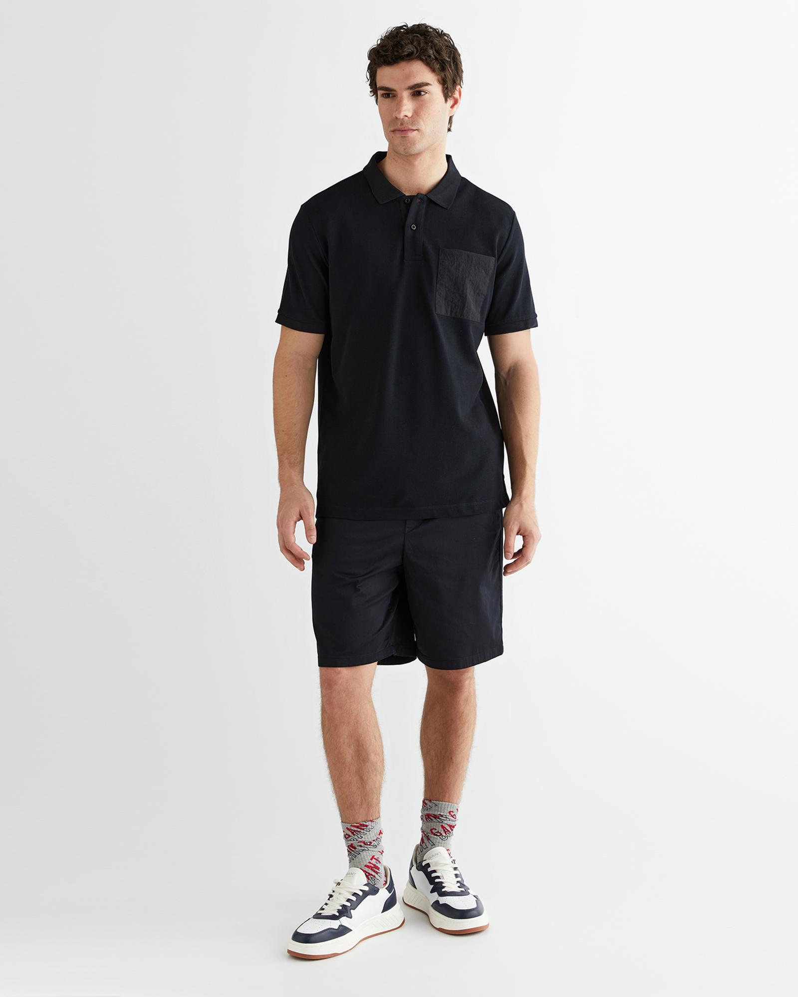 GANT Erkek Siyah Polo