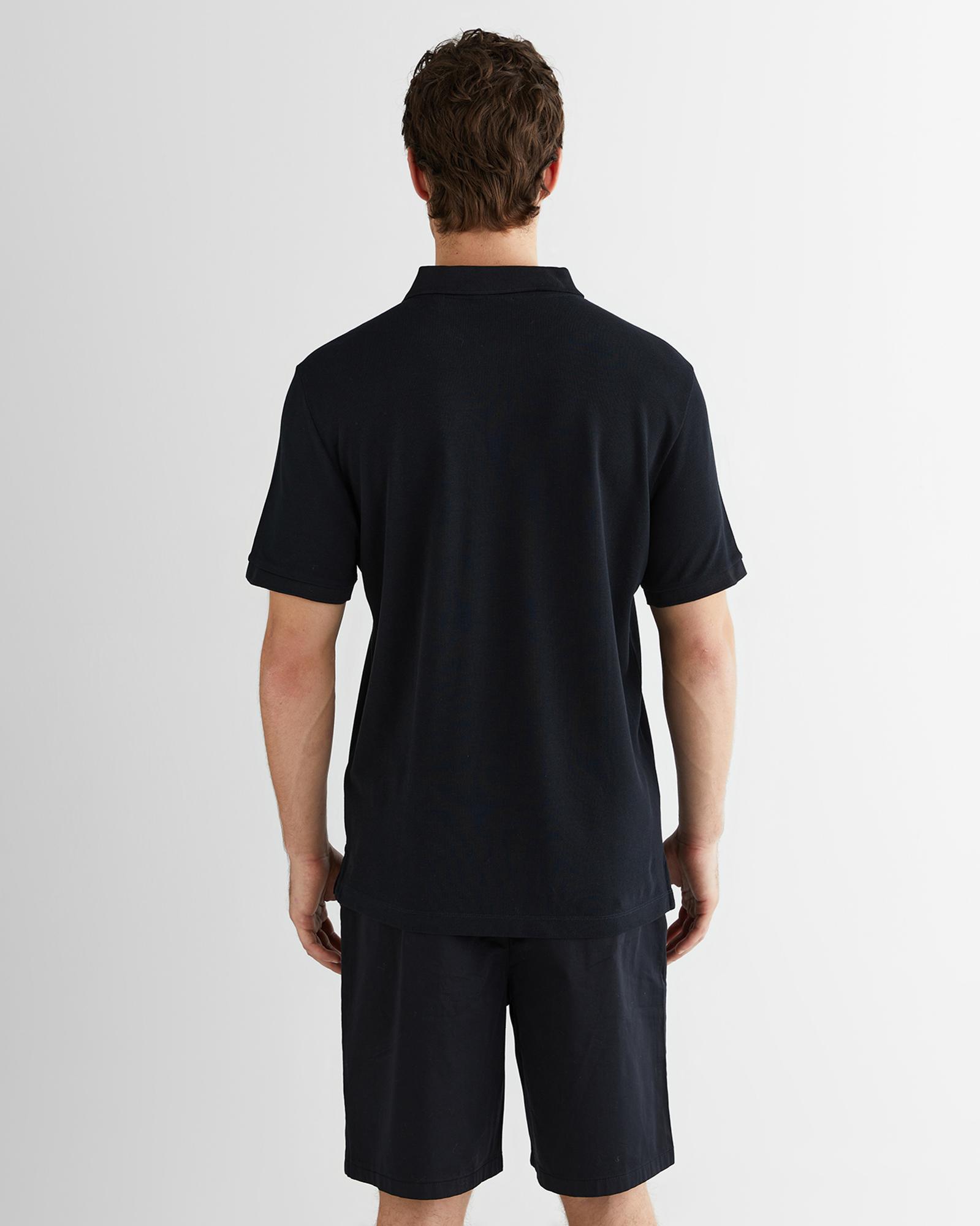 GANT Erkek Siyah Polo