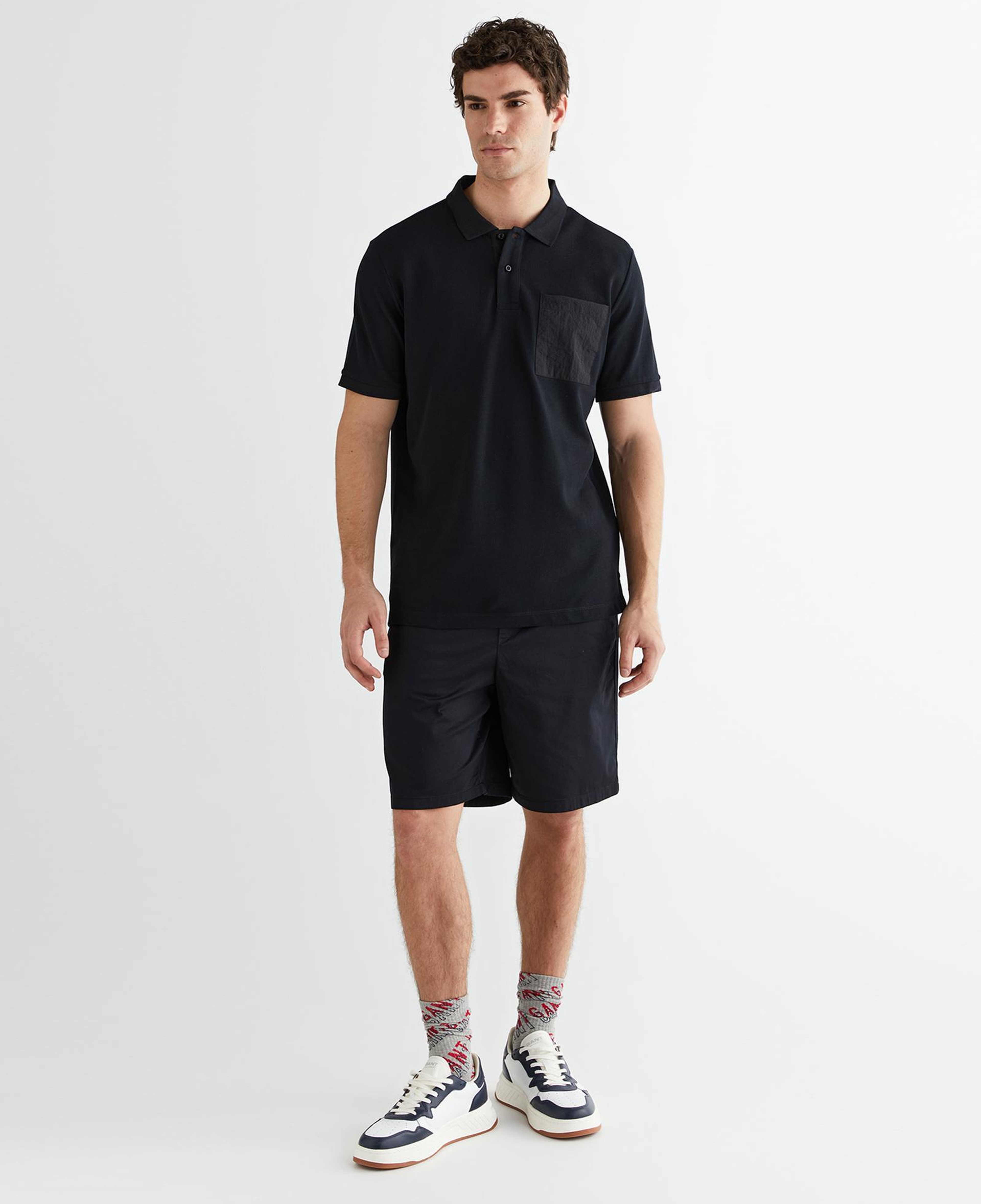 GANT Erkek Siyah Polo