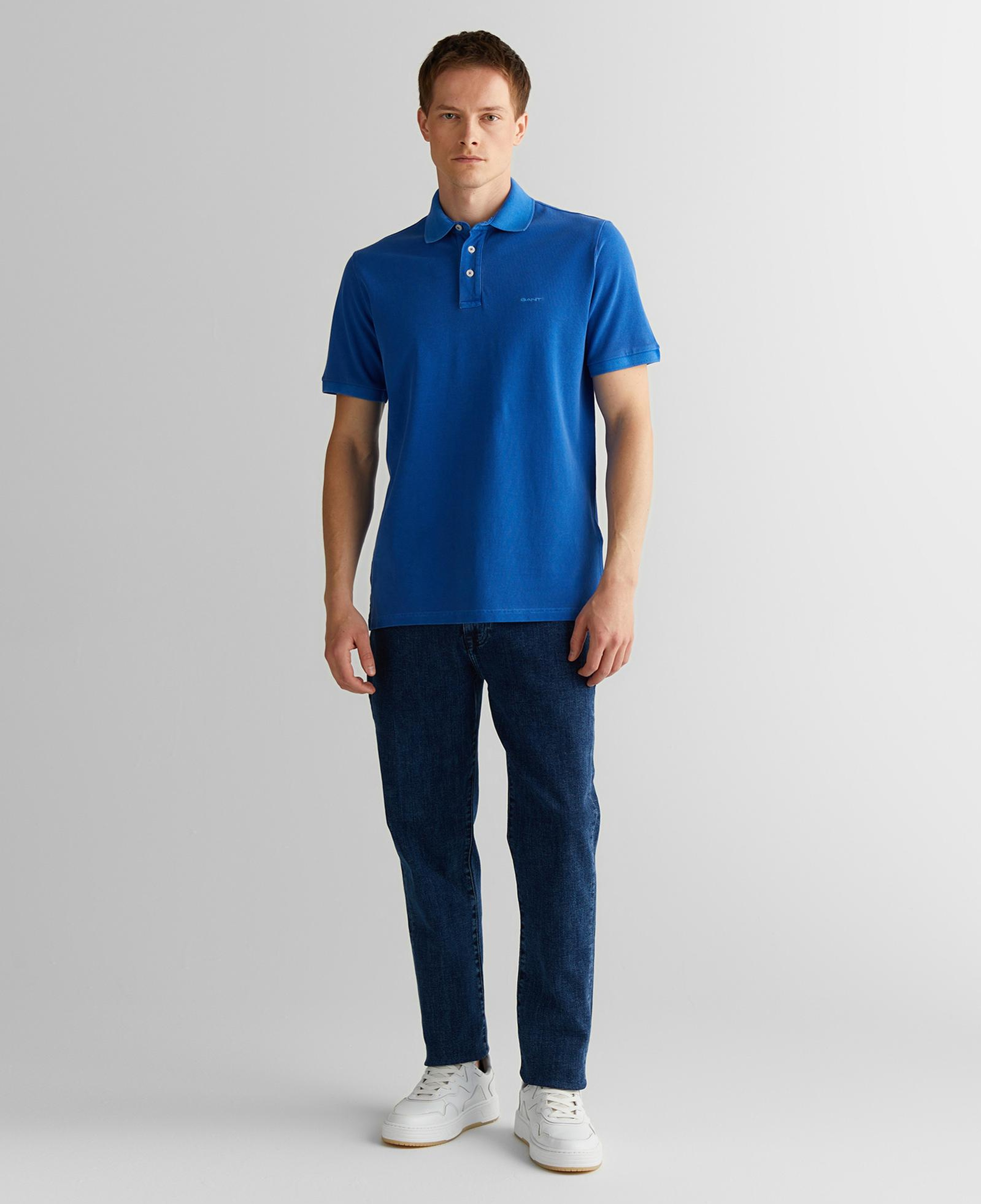 GANT Erkek Lacivert Regular Fit Polo