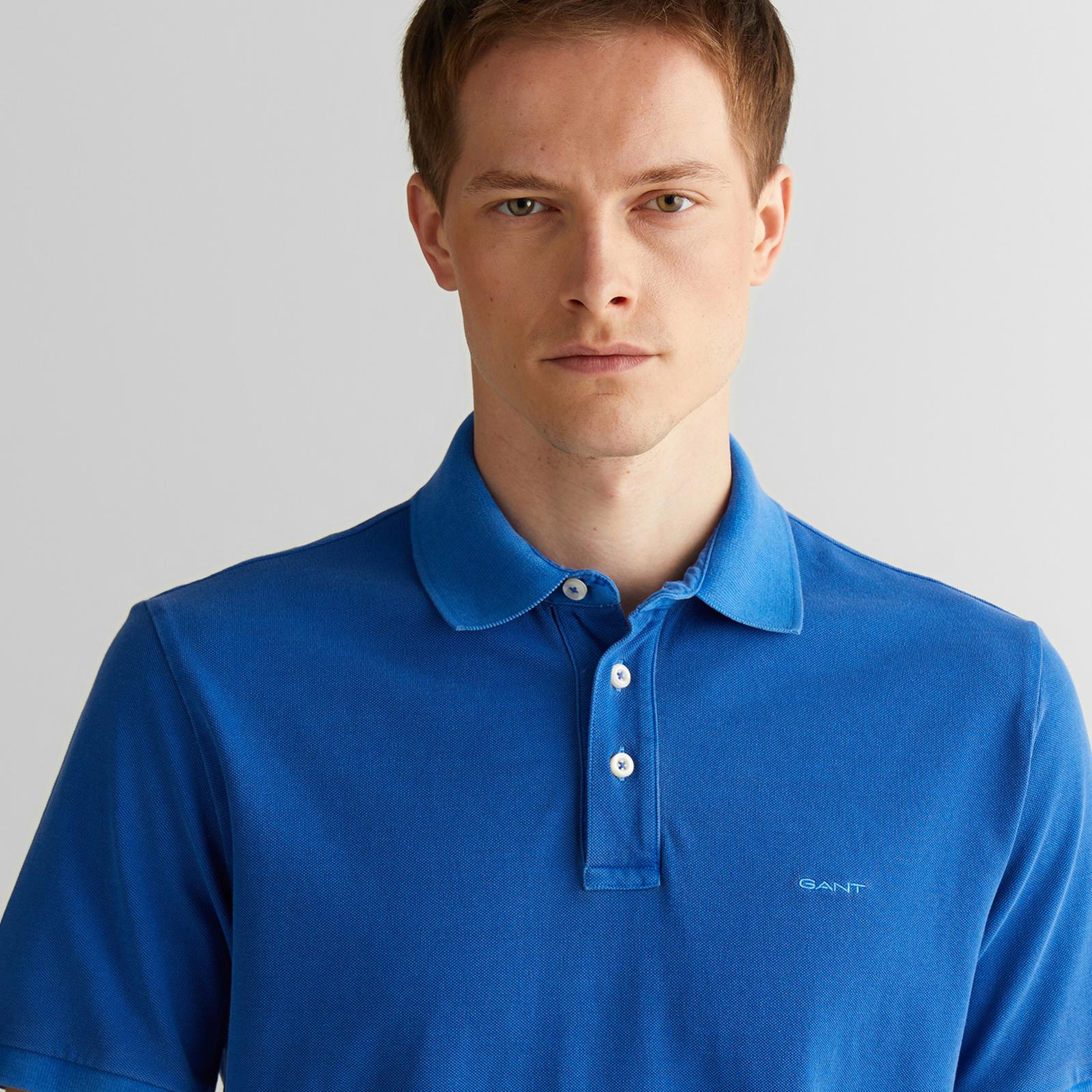 GANT Erkek Lacivert Regular Fit Polo