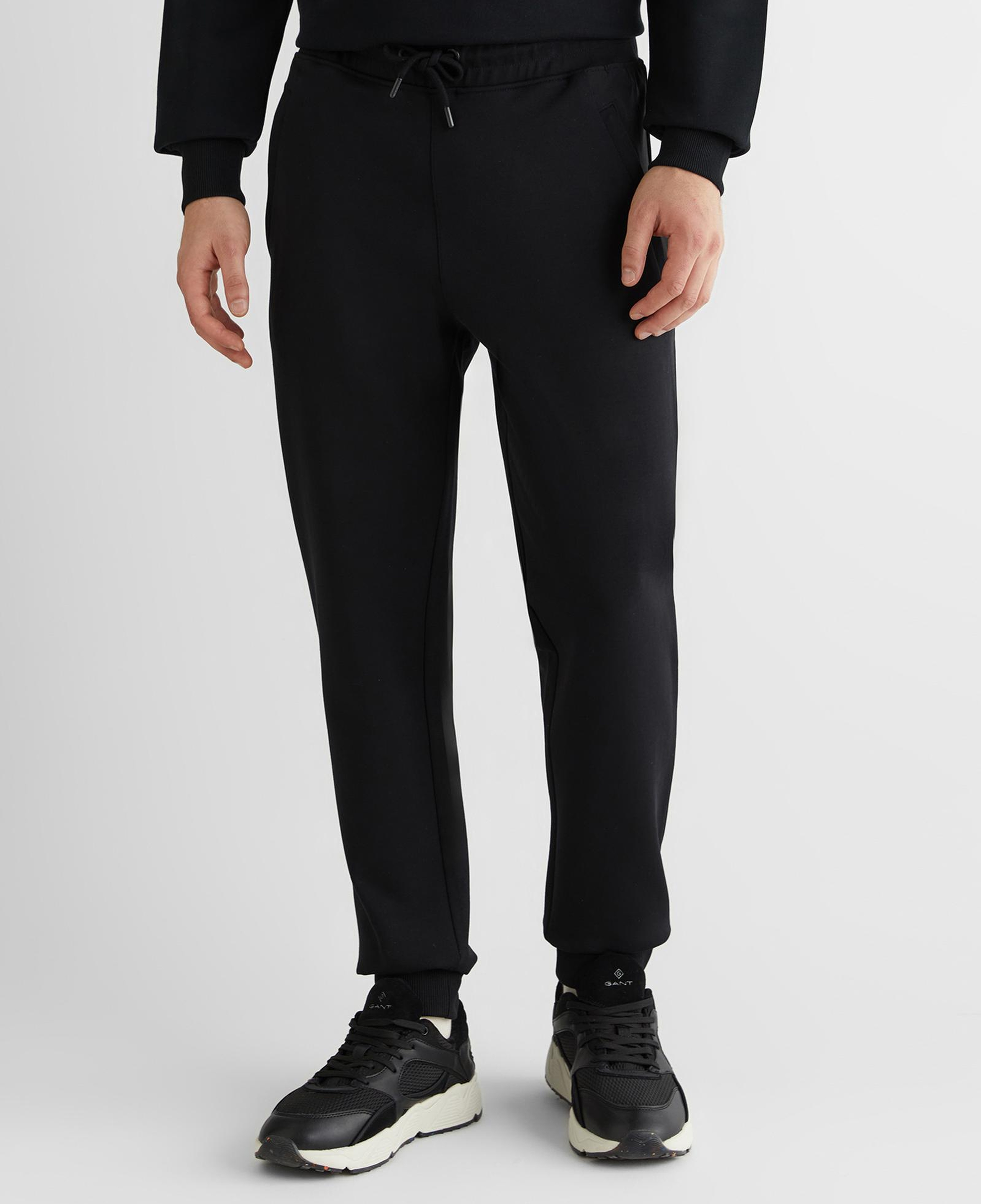 GANT Erkek Siyah Regular Fit Eşofman Altı