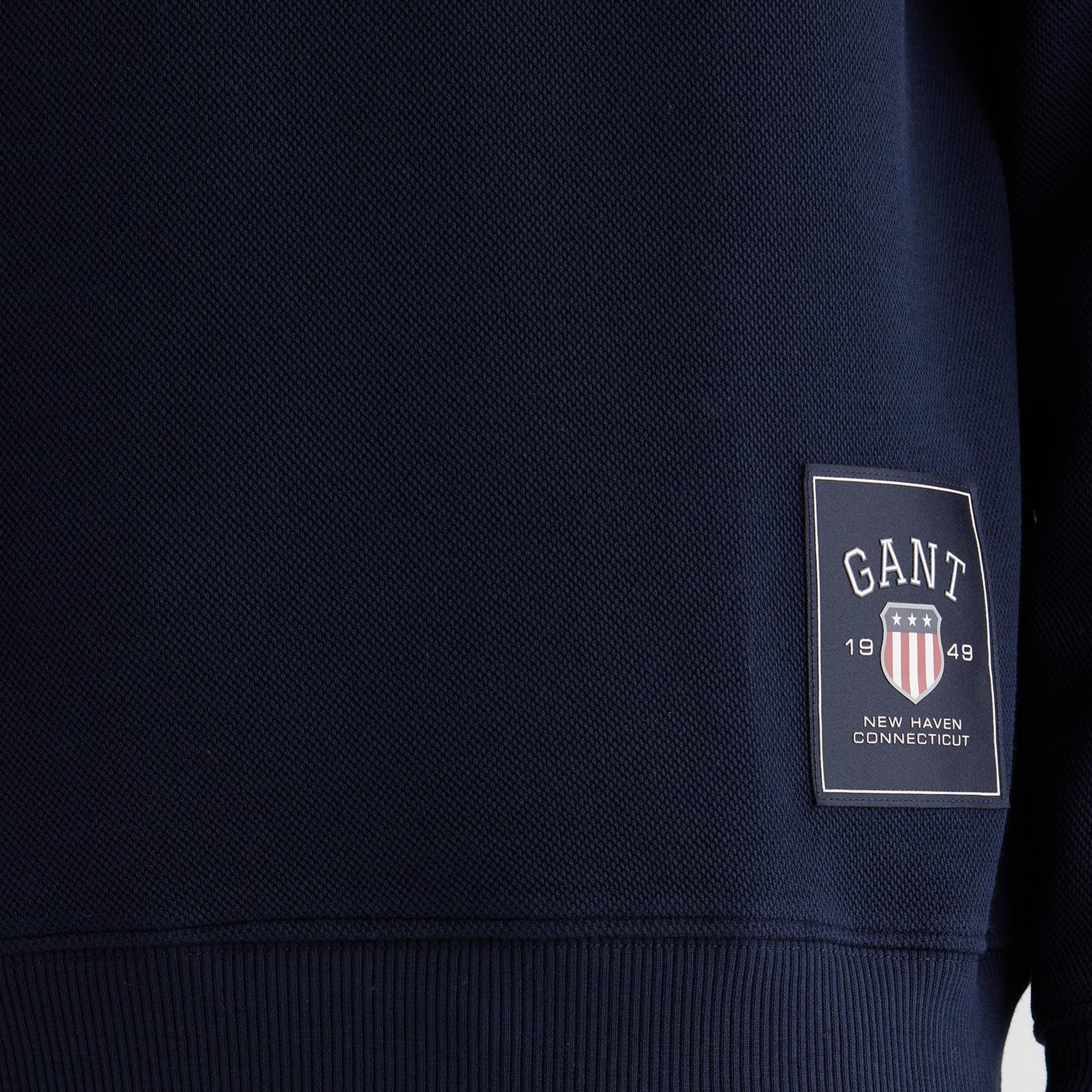 GANT Erkek Lacivert Relaxed Fit Sweatshirt