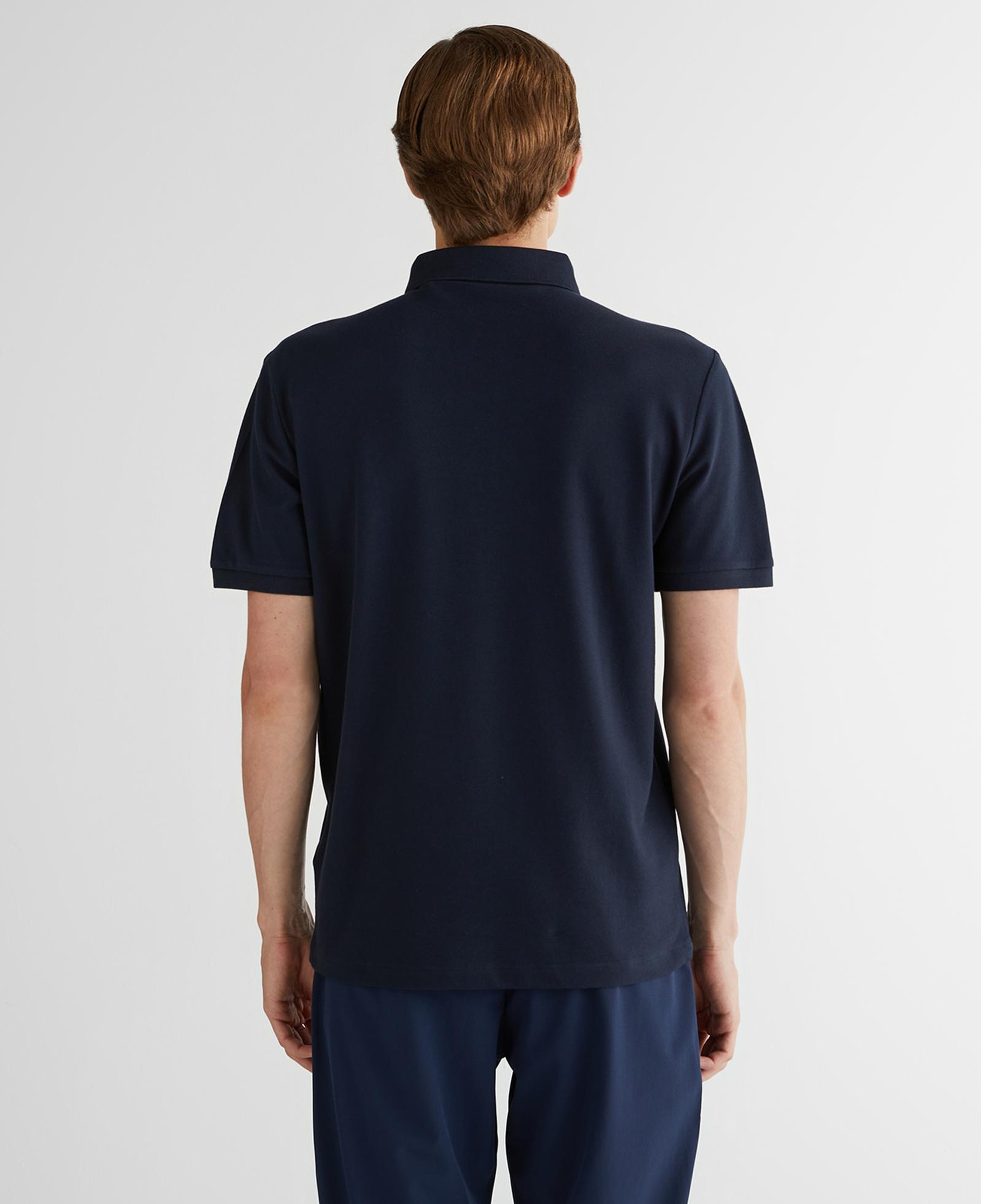 GANT Erkek Lacivert Kısa Kollu Polo