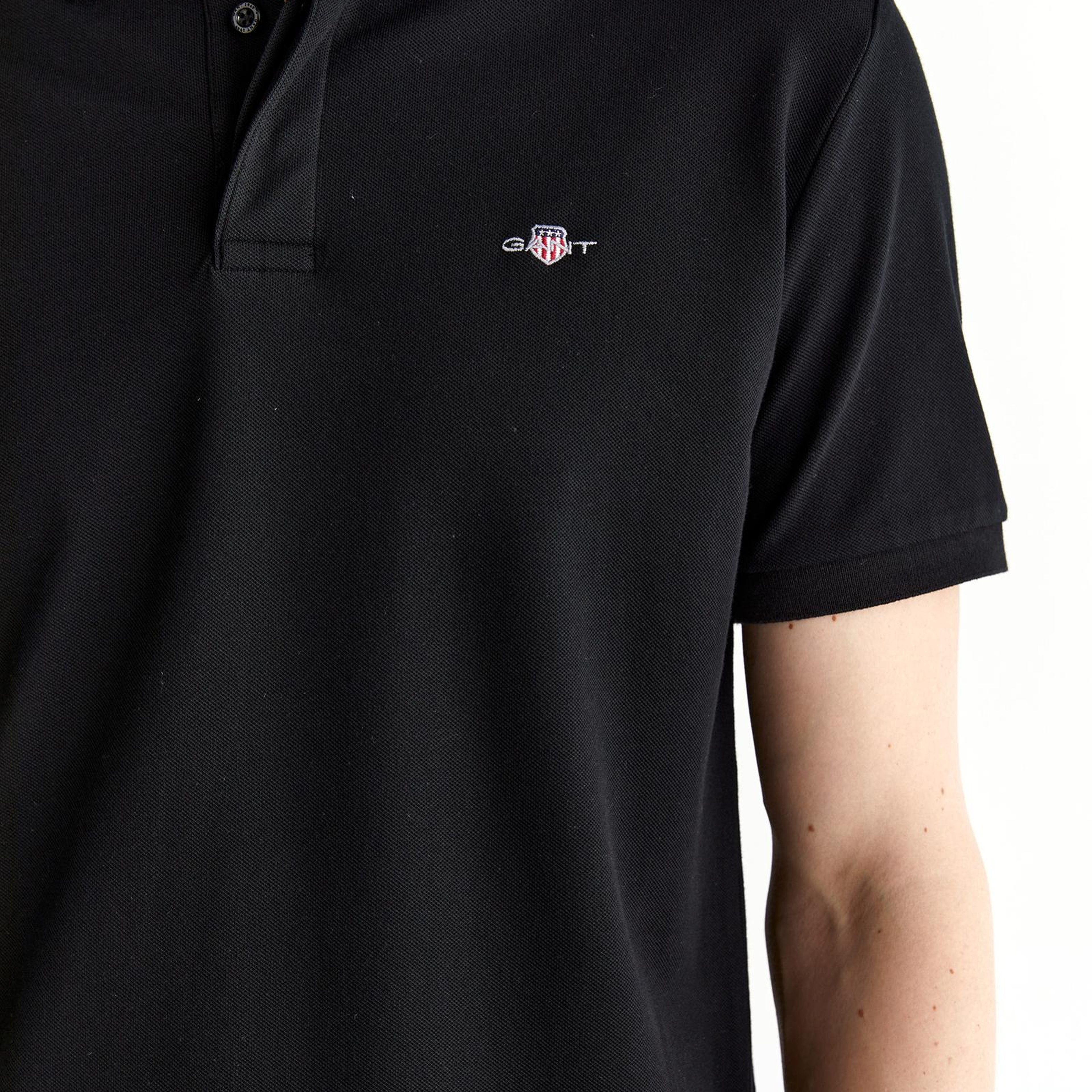 GANT Erkek Siyah Polo
