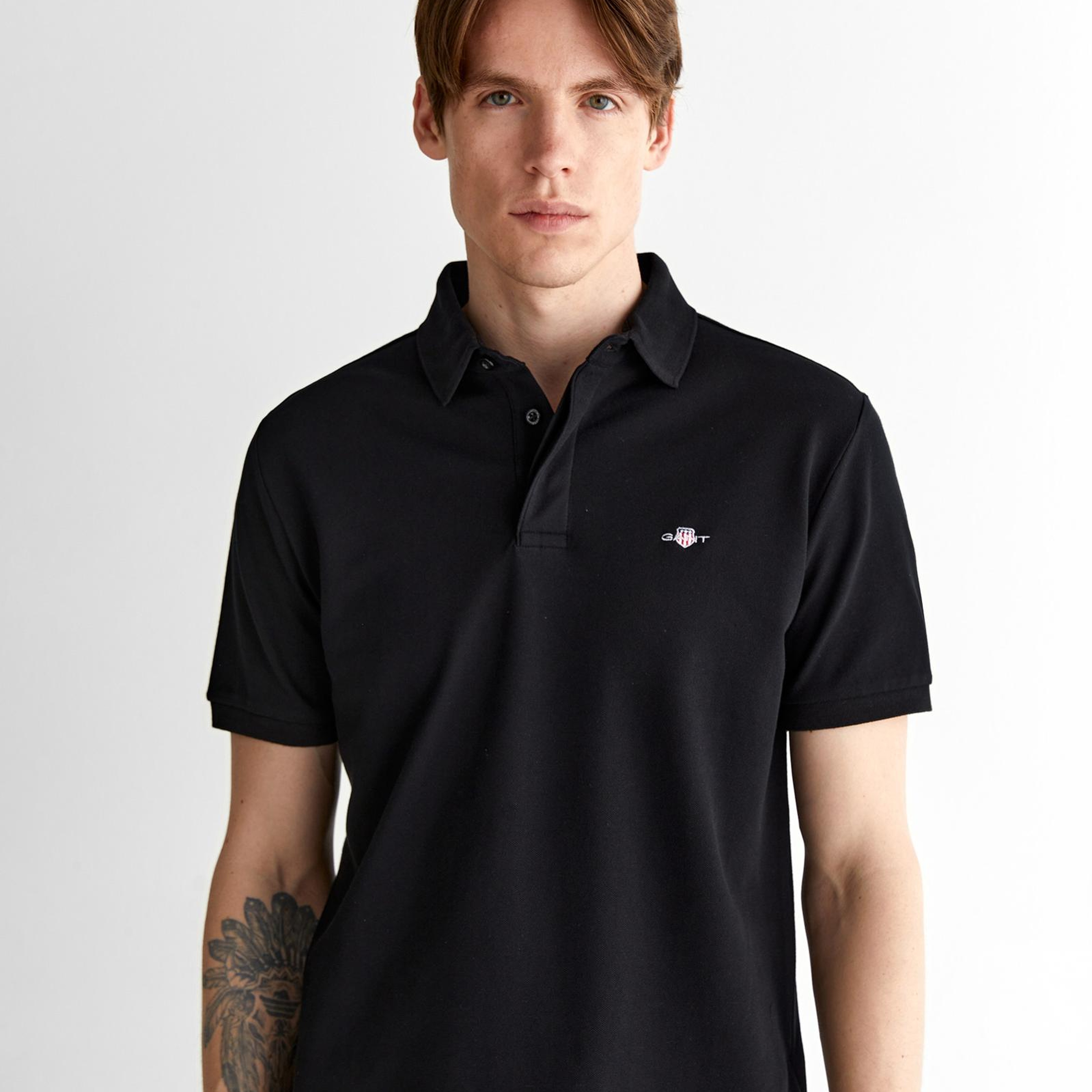 GANT Erkek Siyah Polo