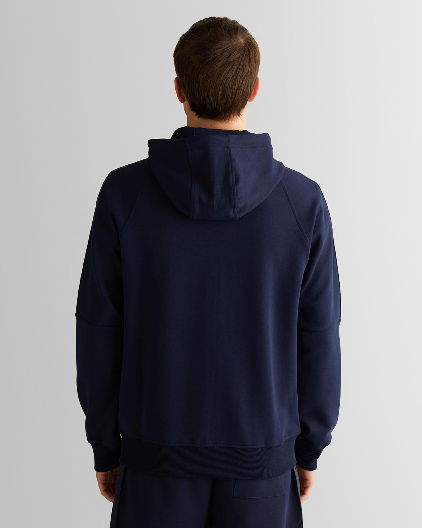 GANT Erkek Lacivert Regular Fit Kapüşonlu Sweatshirt